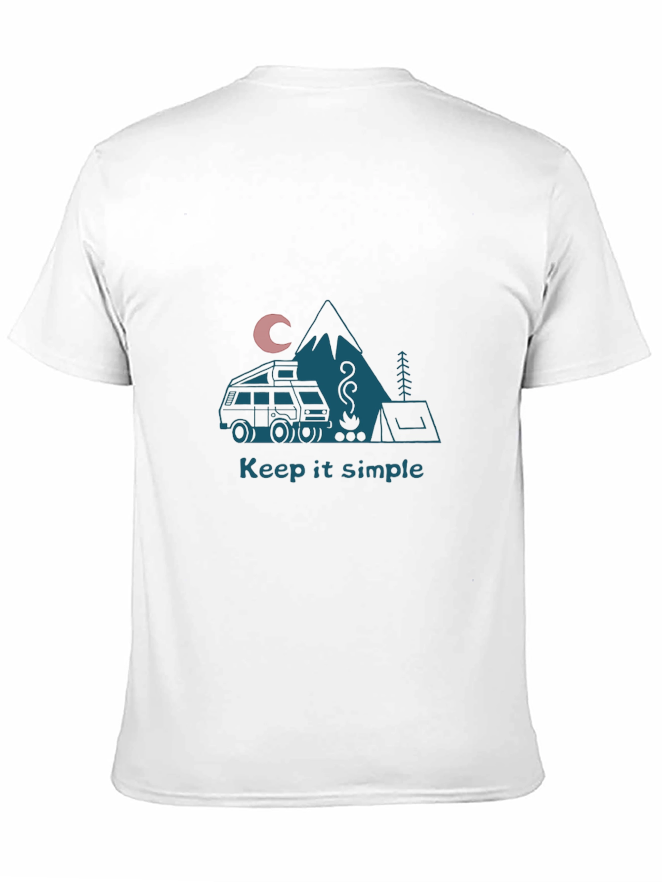 Keep It Simple Camping Graphic Tee