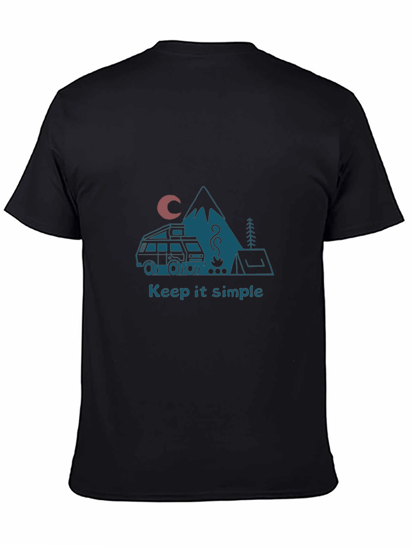 Keep It Simple Camping Graphic Tee