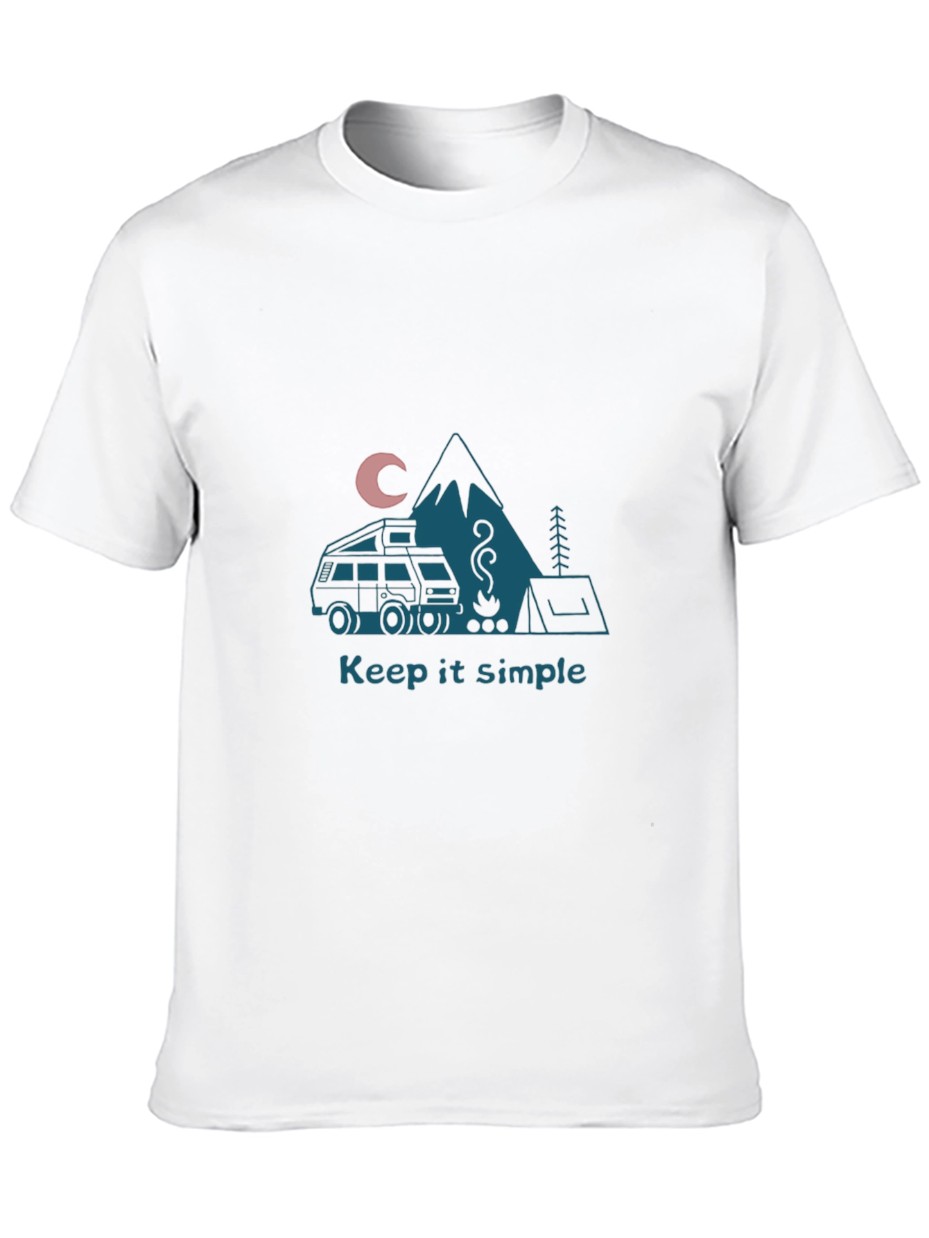 Keep It Simple Camping Graphic Tee