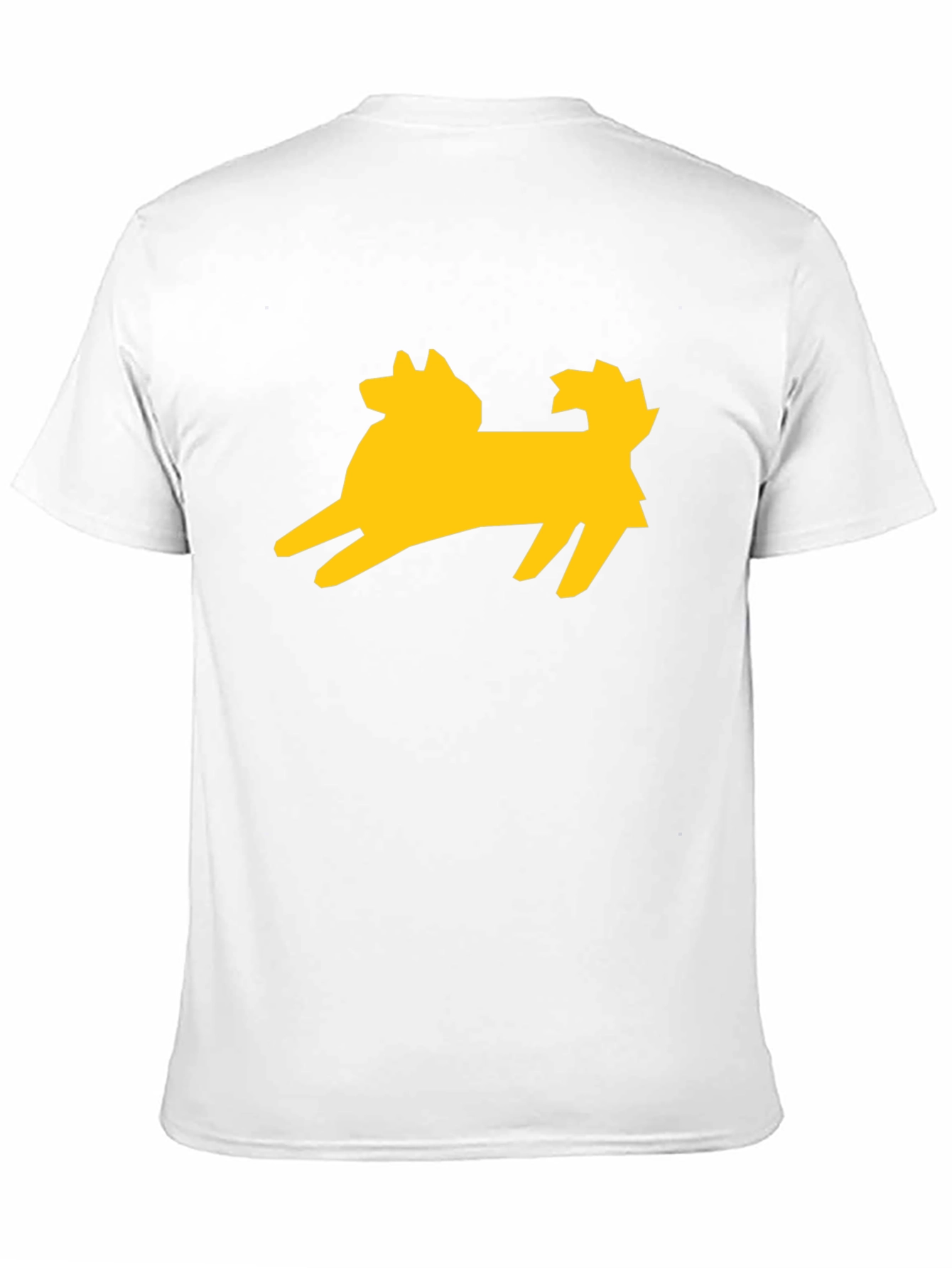 Dog Silhouette Graphic Tee - Stylish Black T-Shirt