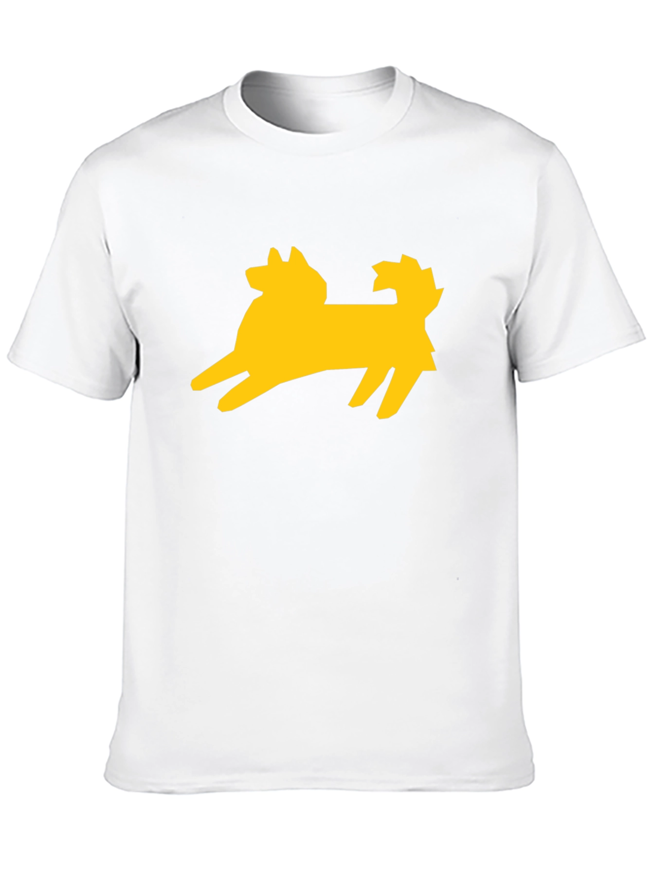 Dog Silhouette Graphic Tee - Stylish Black T-Shirt