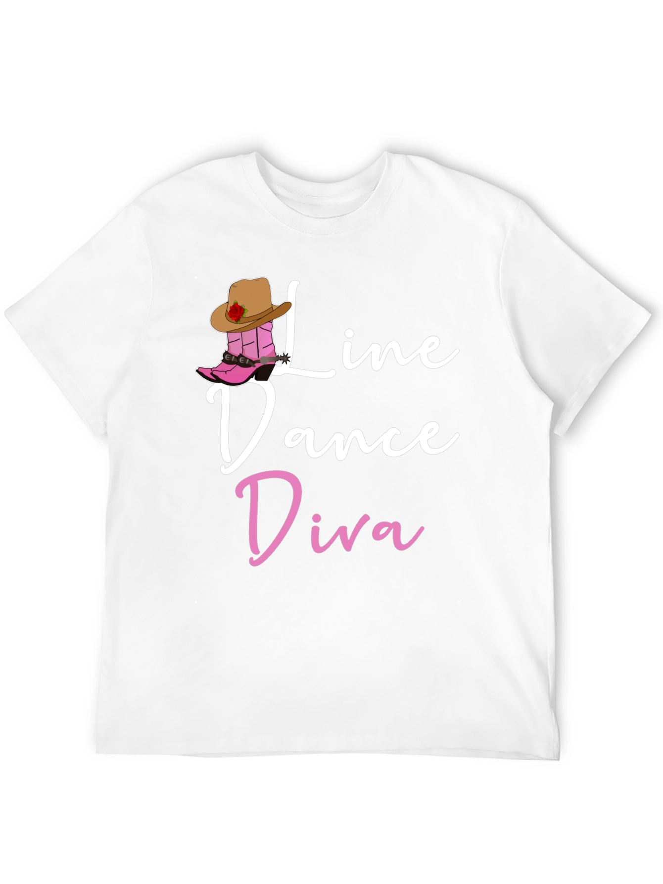 Line Dance Diva Black Graphic Tee