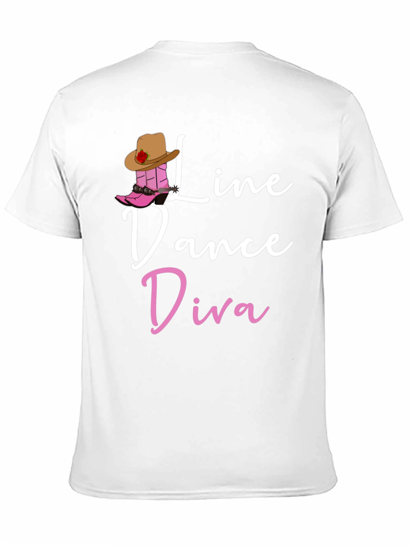 Line Dance Diva Black Graphic Tee