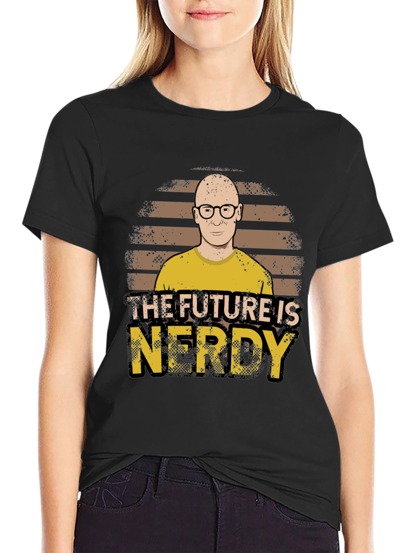 The Future is Nerdy Graphic T-Shirt