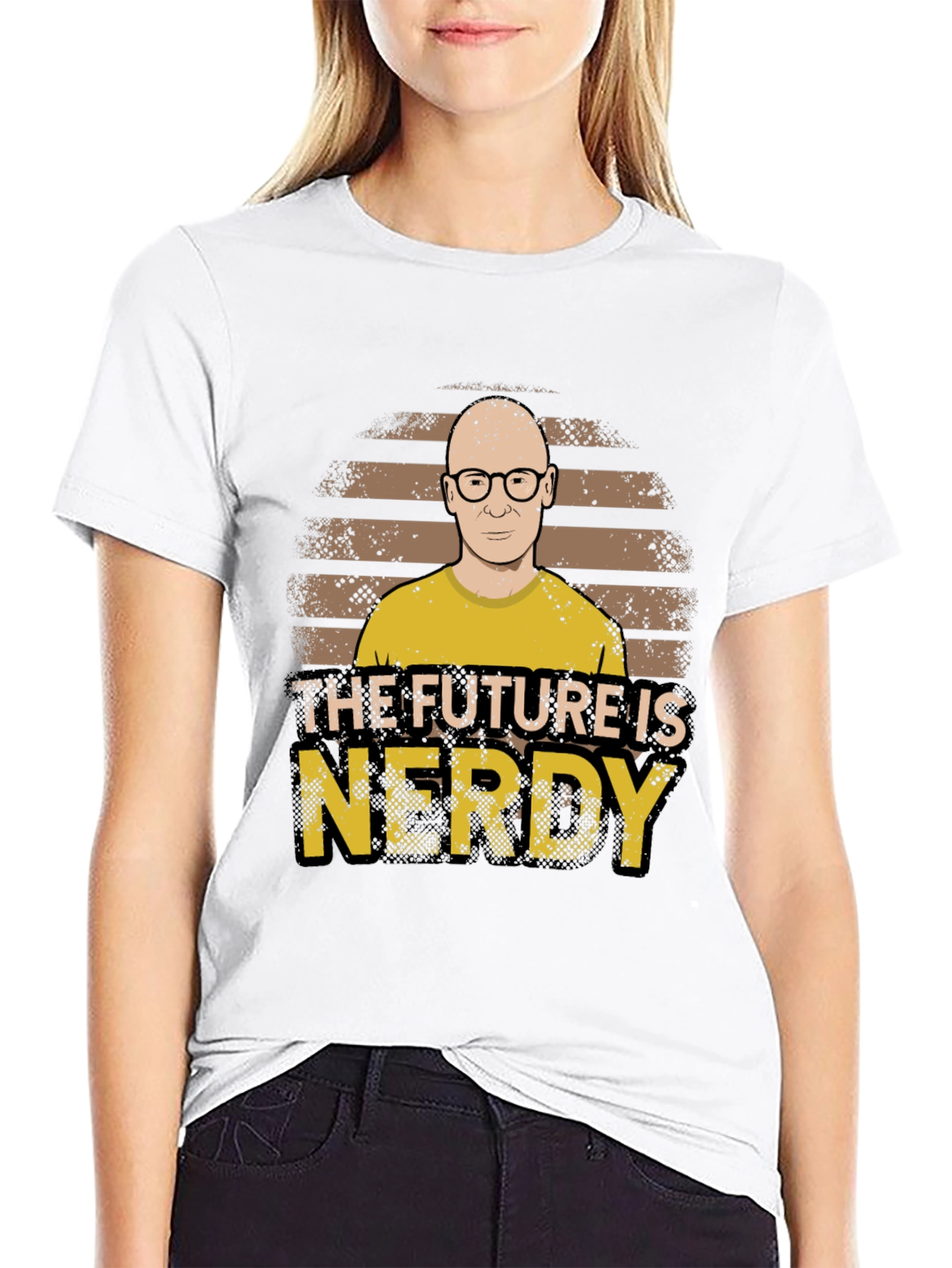 The Future is Nerdy Graphic T-Shirt