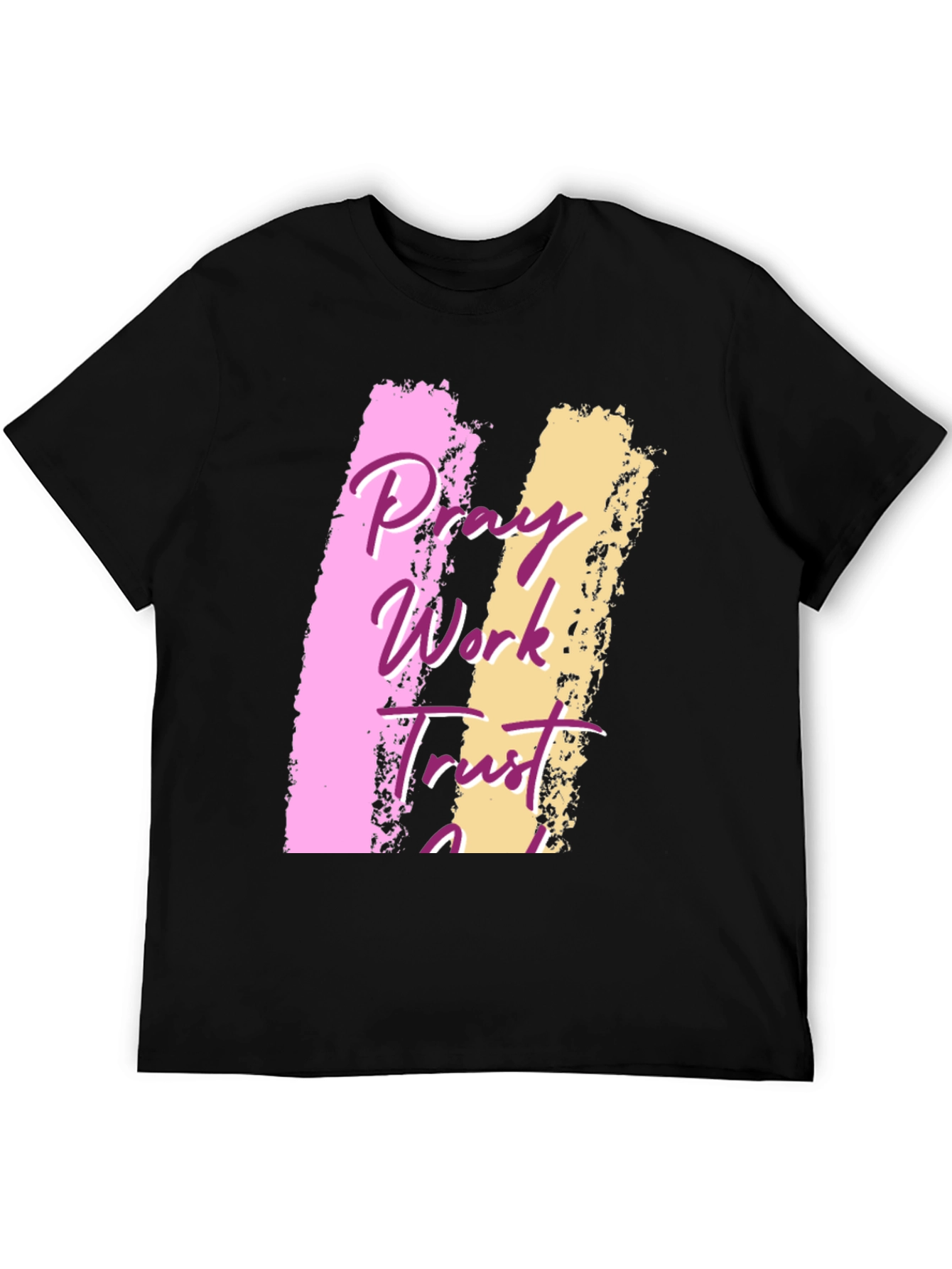 Pray Work Trust T-Shirt Black