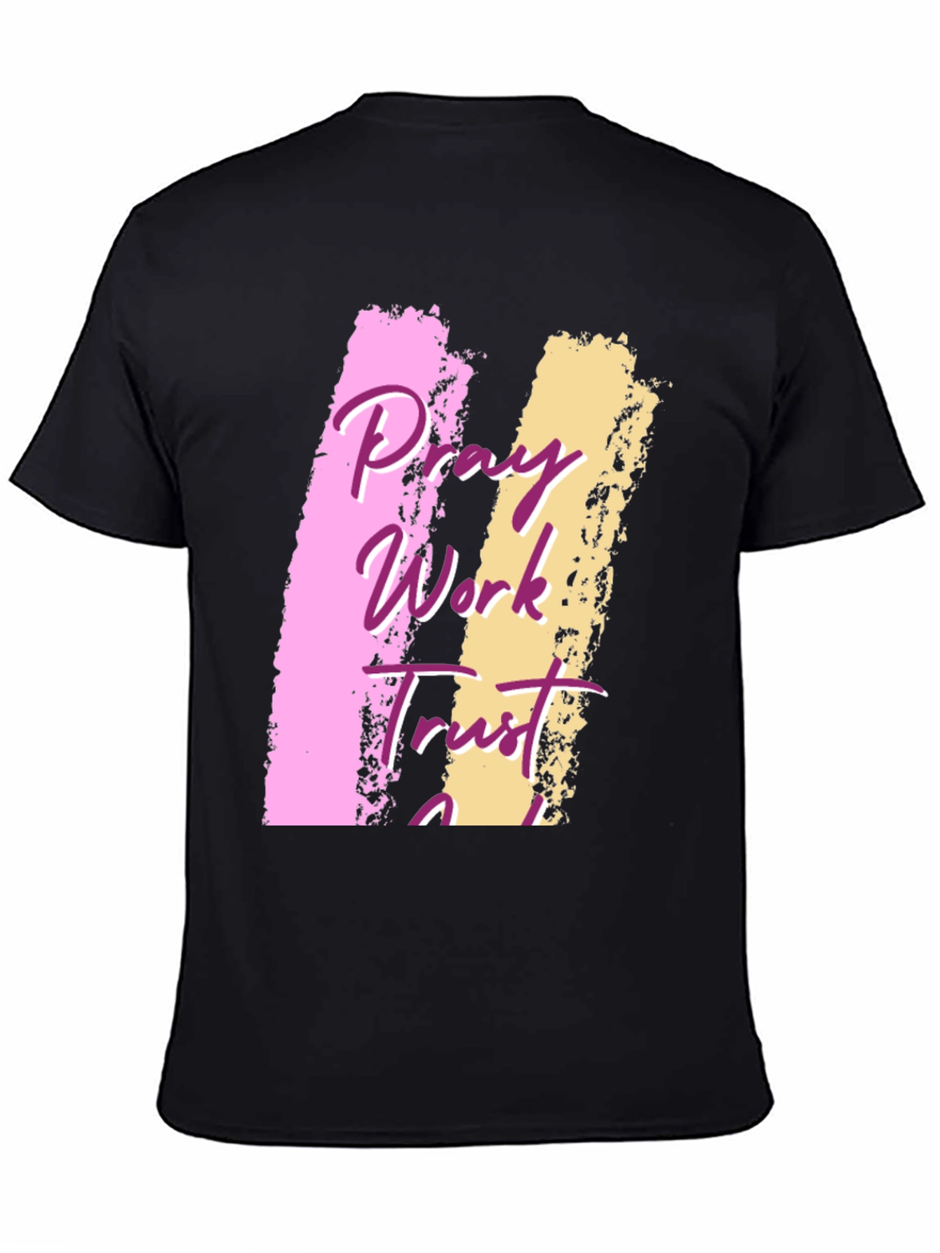Pray Work Trust T-Shirt Black
