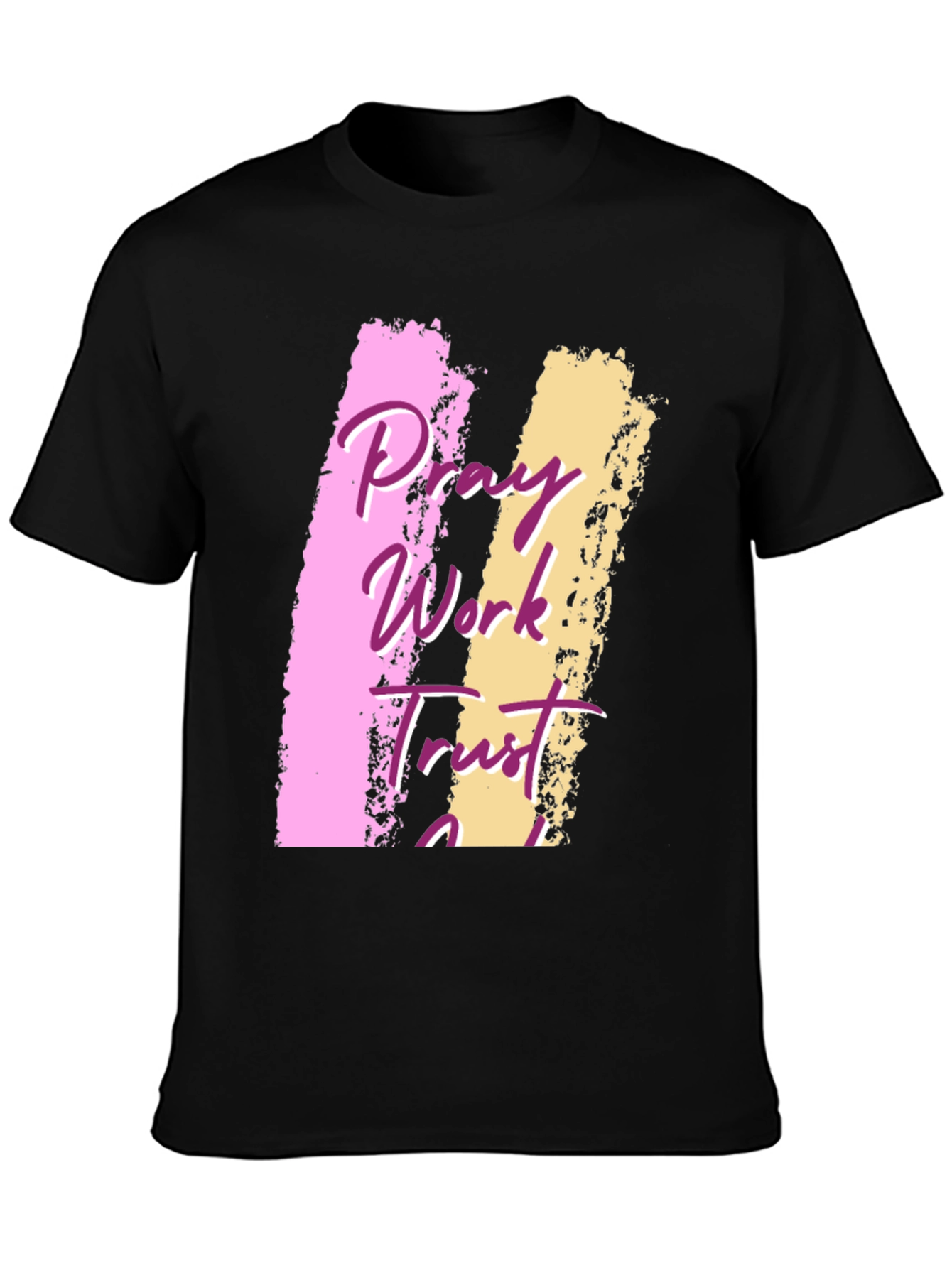 Pray Work Trust T-Shirt Black