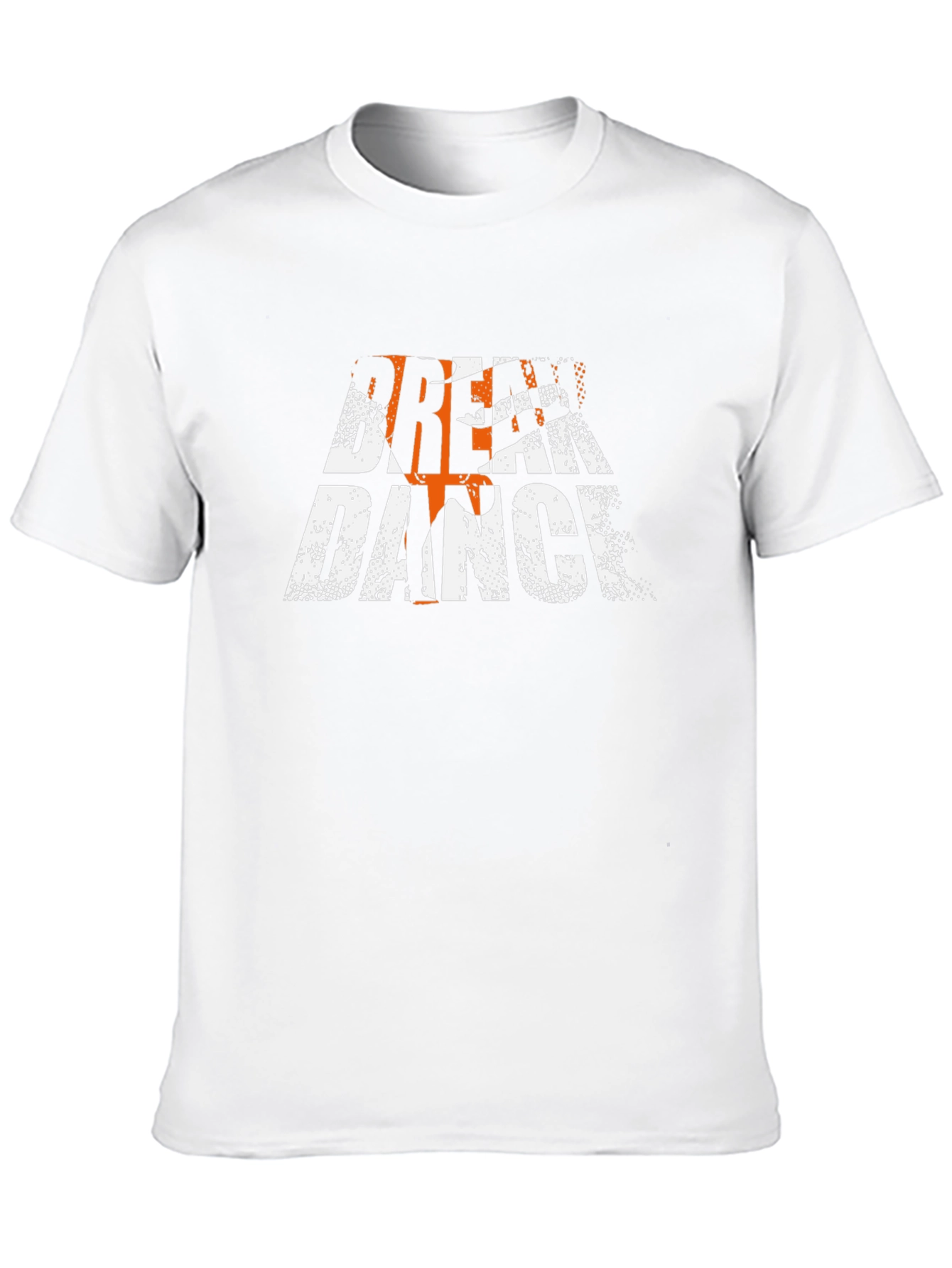 Break Dance Graphic Tee - Black Cotton T-Shirt