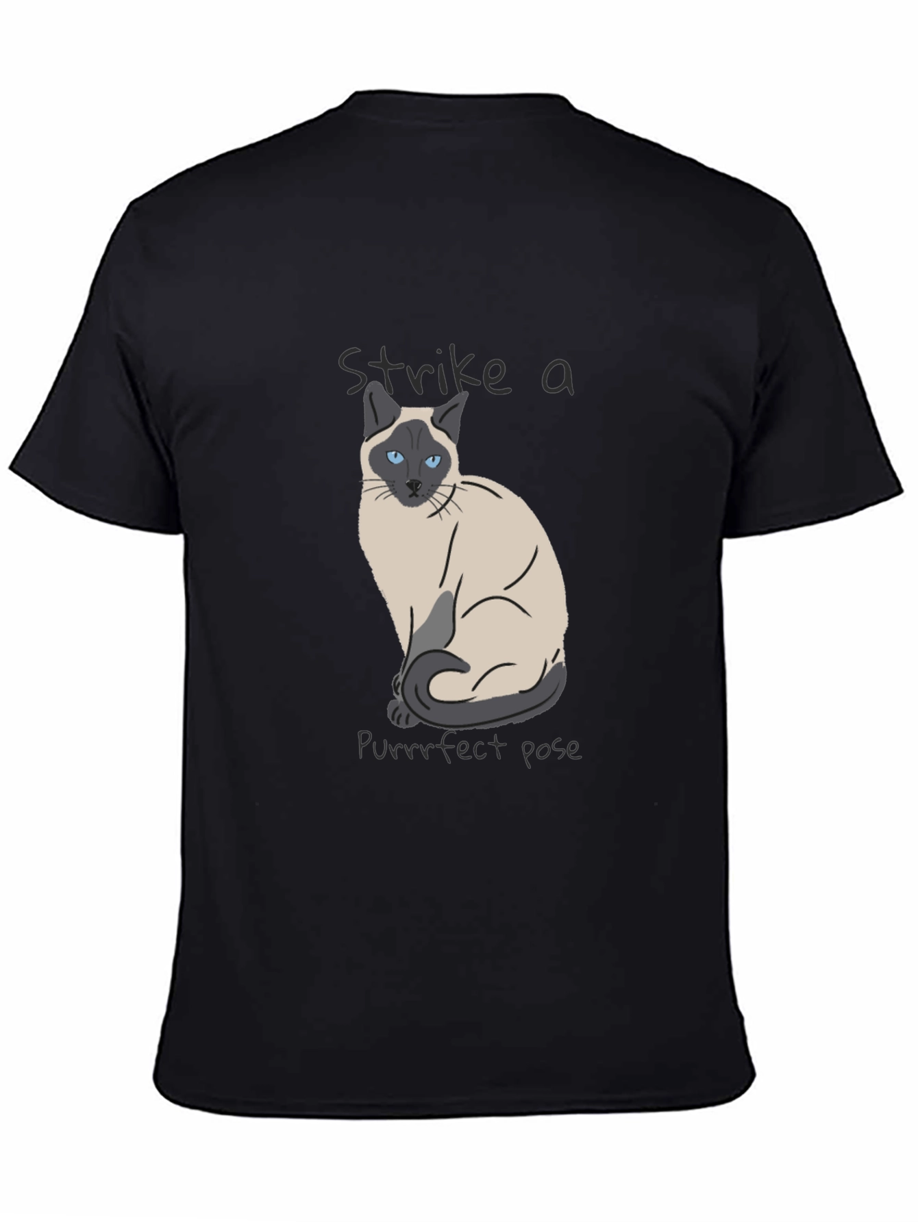 Siamese Cat Purrrfect Pose T-Shirt