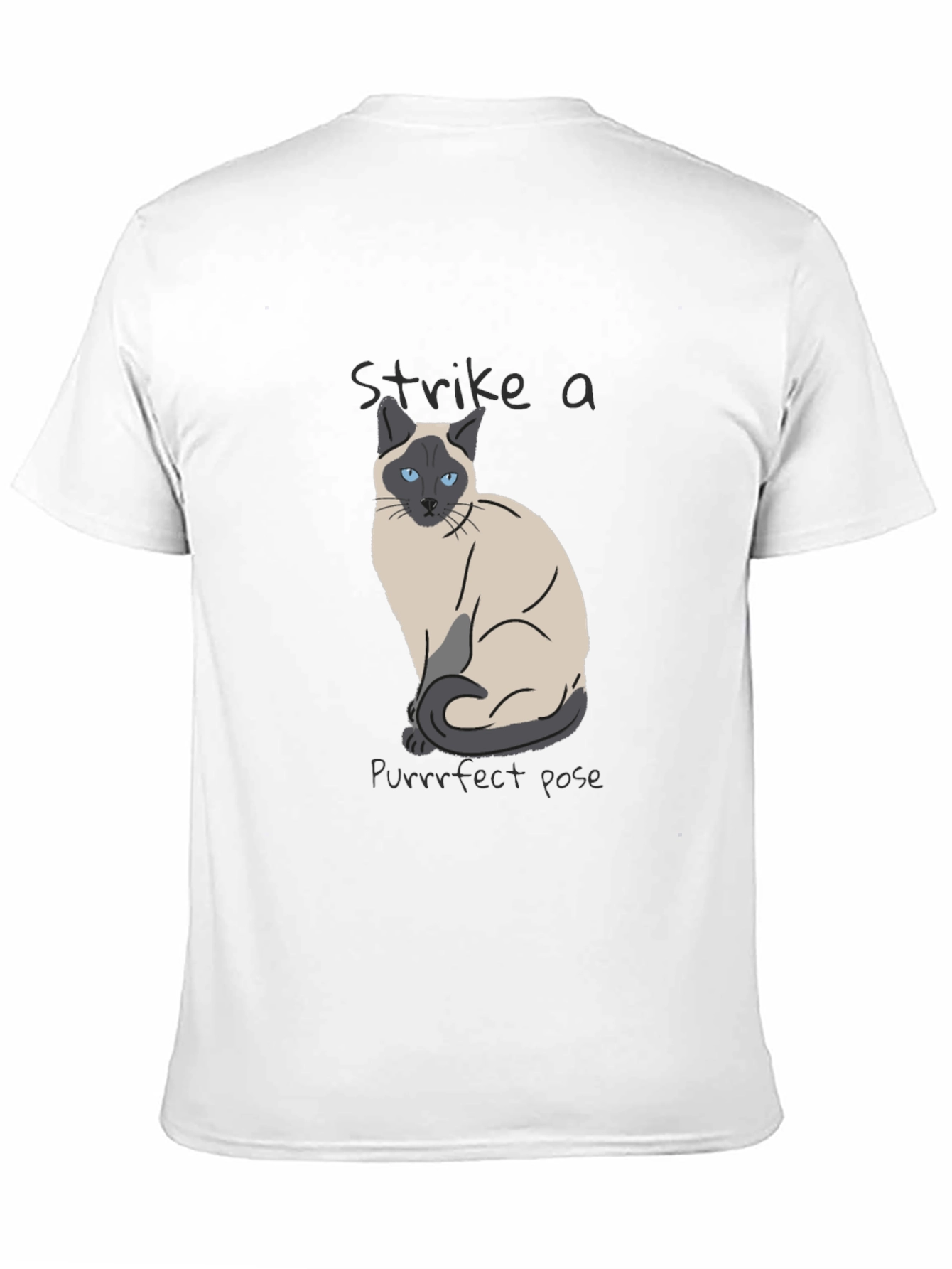Siamese Cat Purrrfect Pose T-Shirt