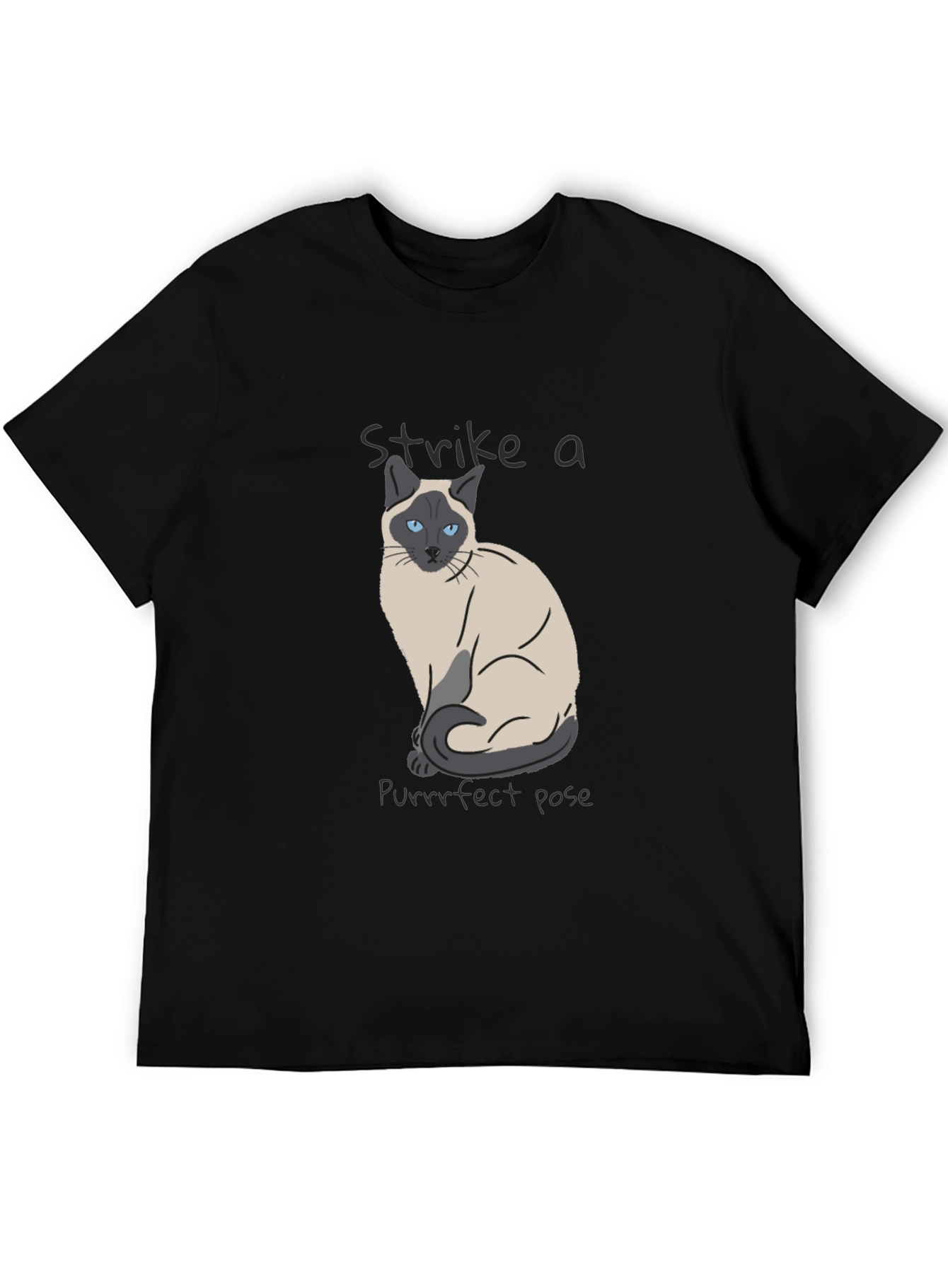 Siamese Cat Purrrfect Pose T-Shirt