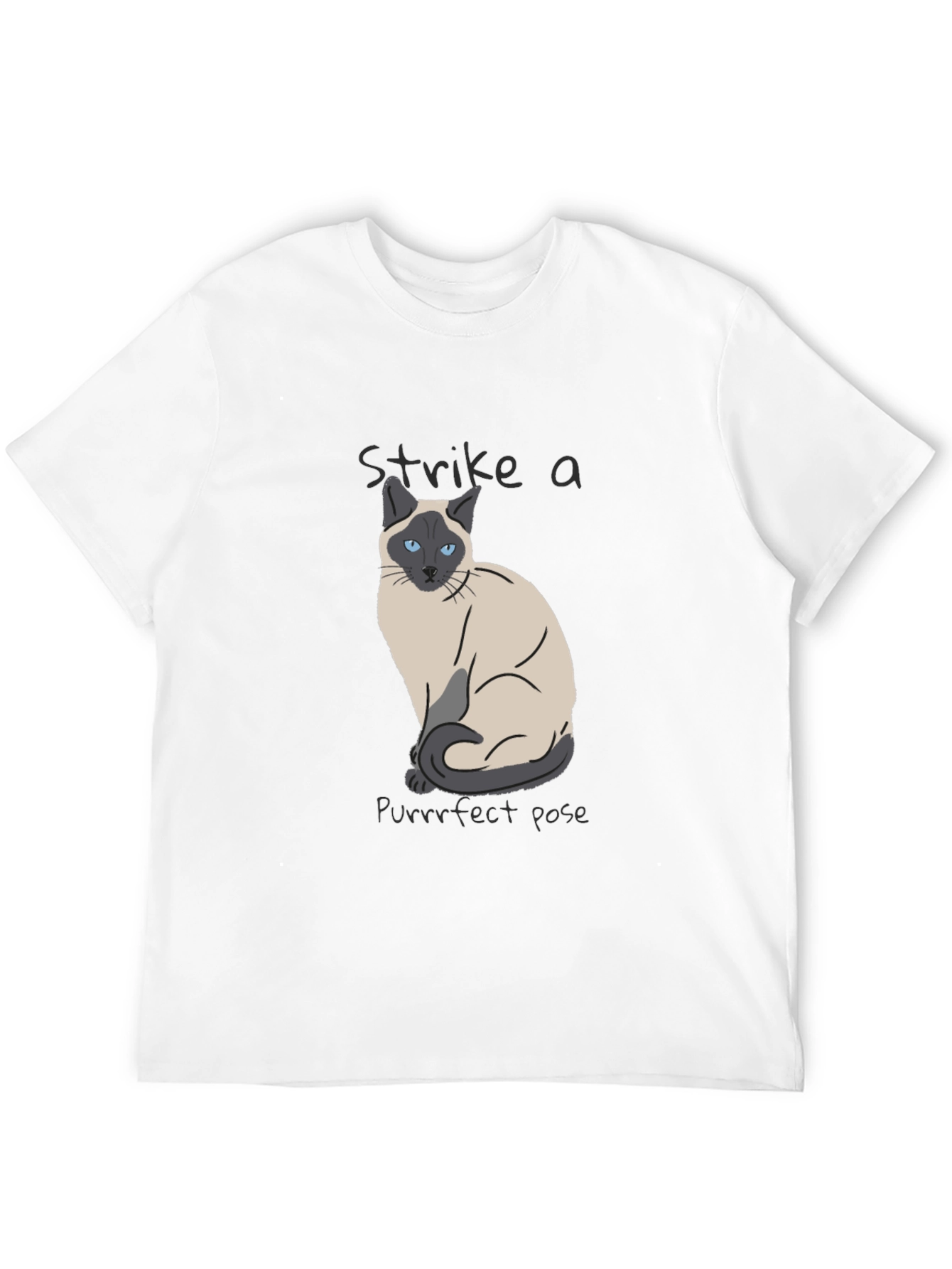 Siamese Cat Purrrfect Pose T-Shirt