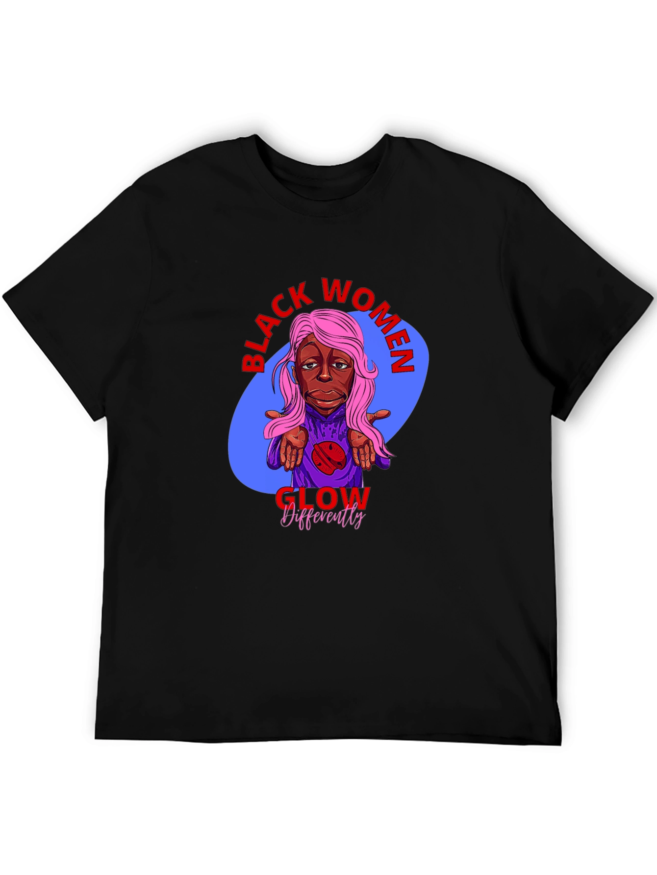 Black Women Glow Differently T-Shirt