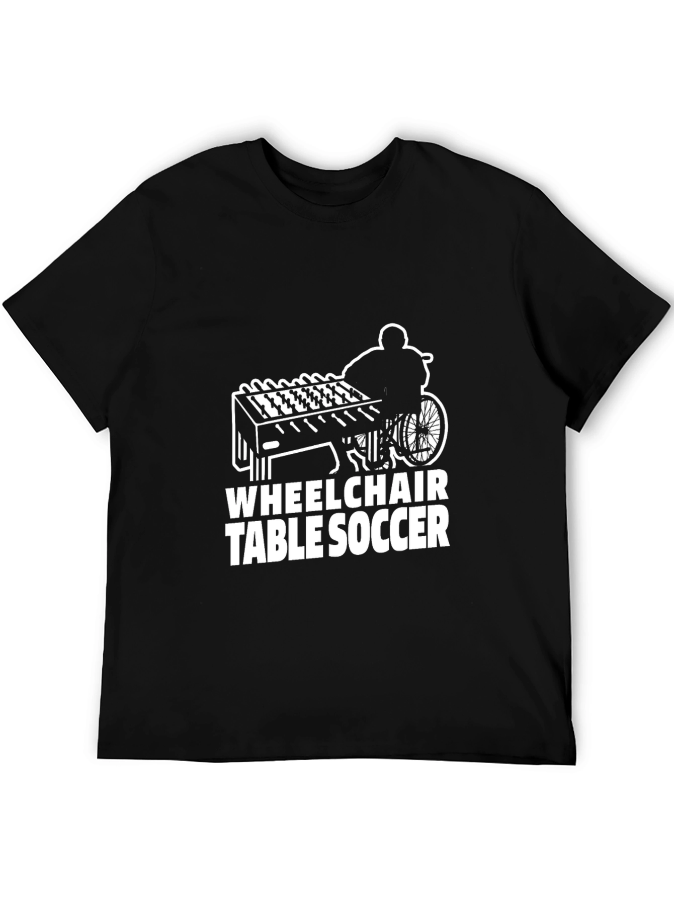 Wheelchair Table Soccer Graphic Tee