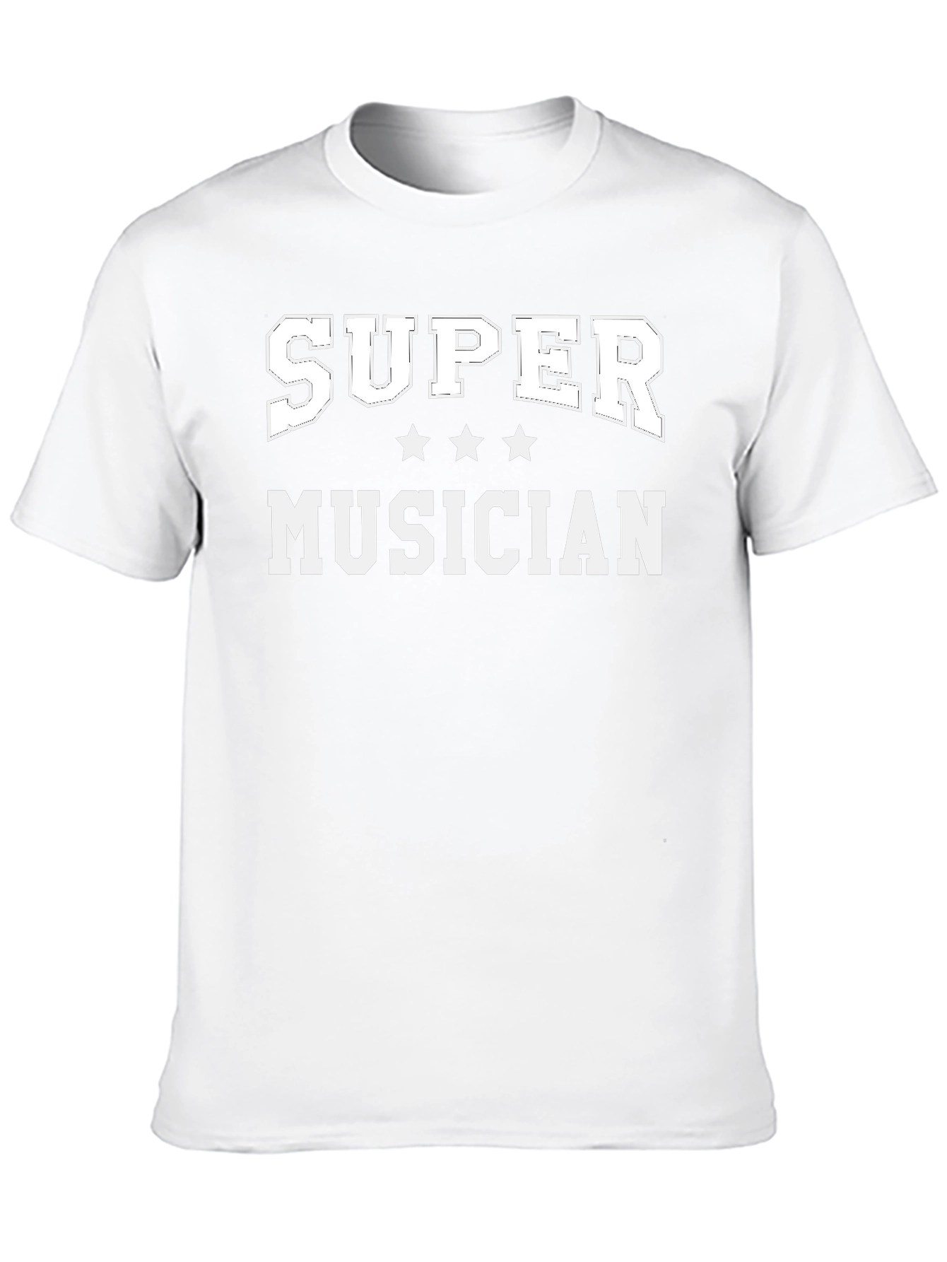 Super Musician Graphic Tee - Black Cotton T-Shirt
