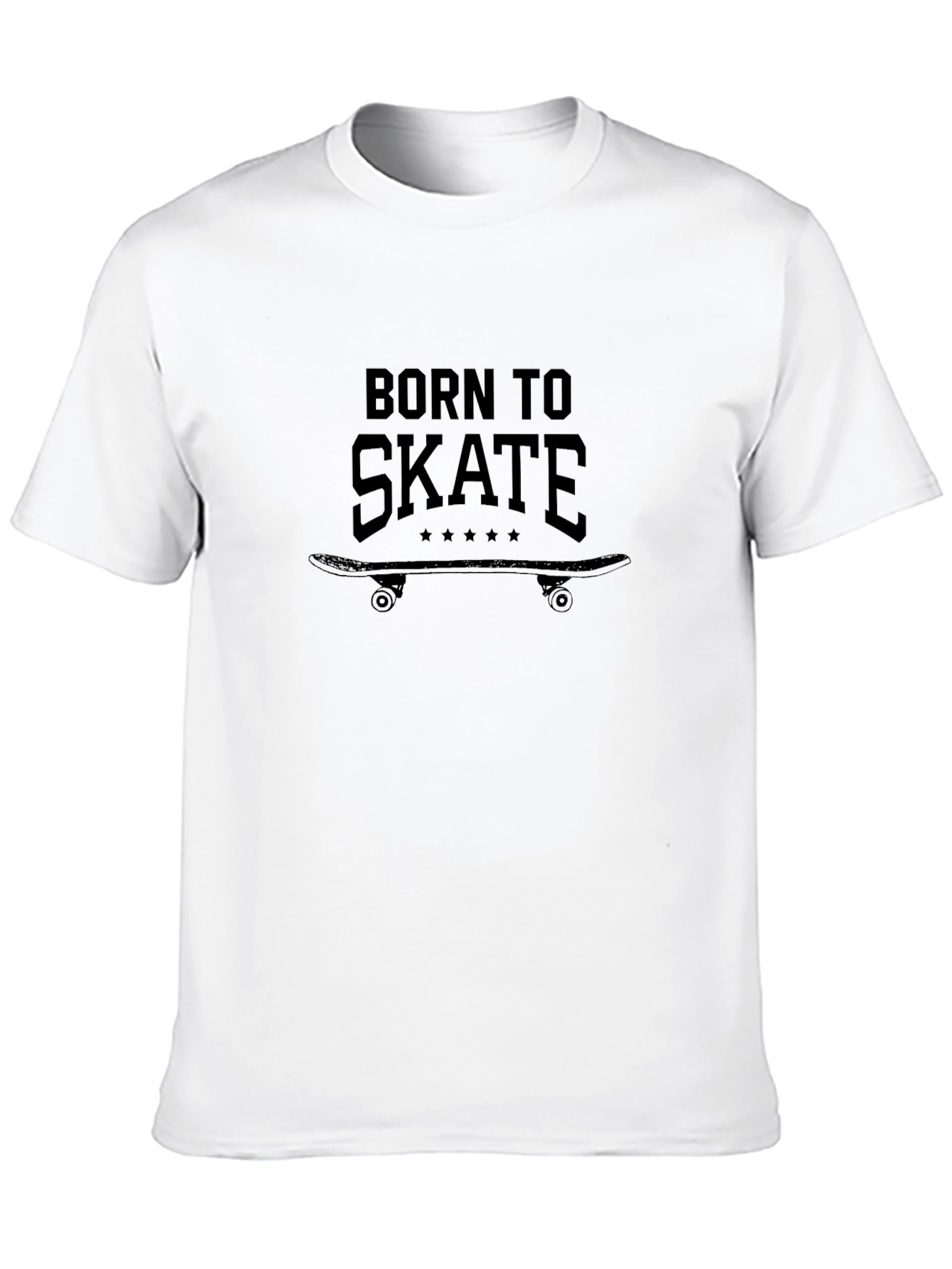 Born to Skate Black Graphic Tee
