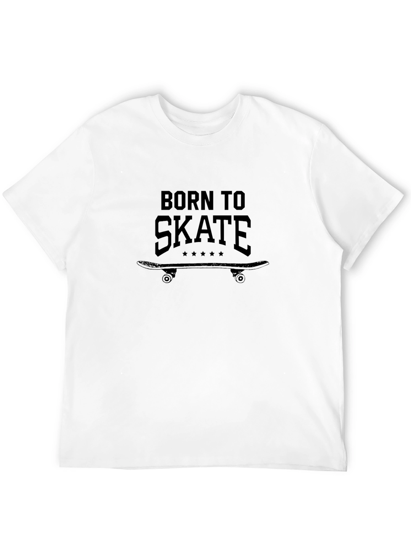Born to Skate Black Graphic Tee