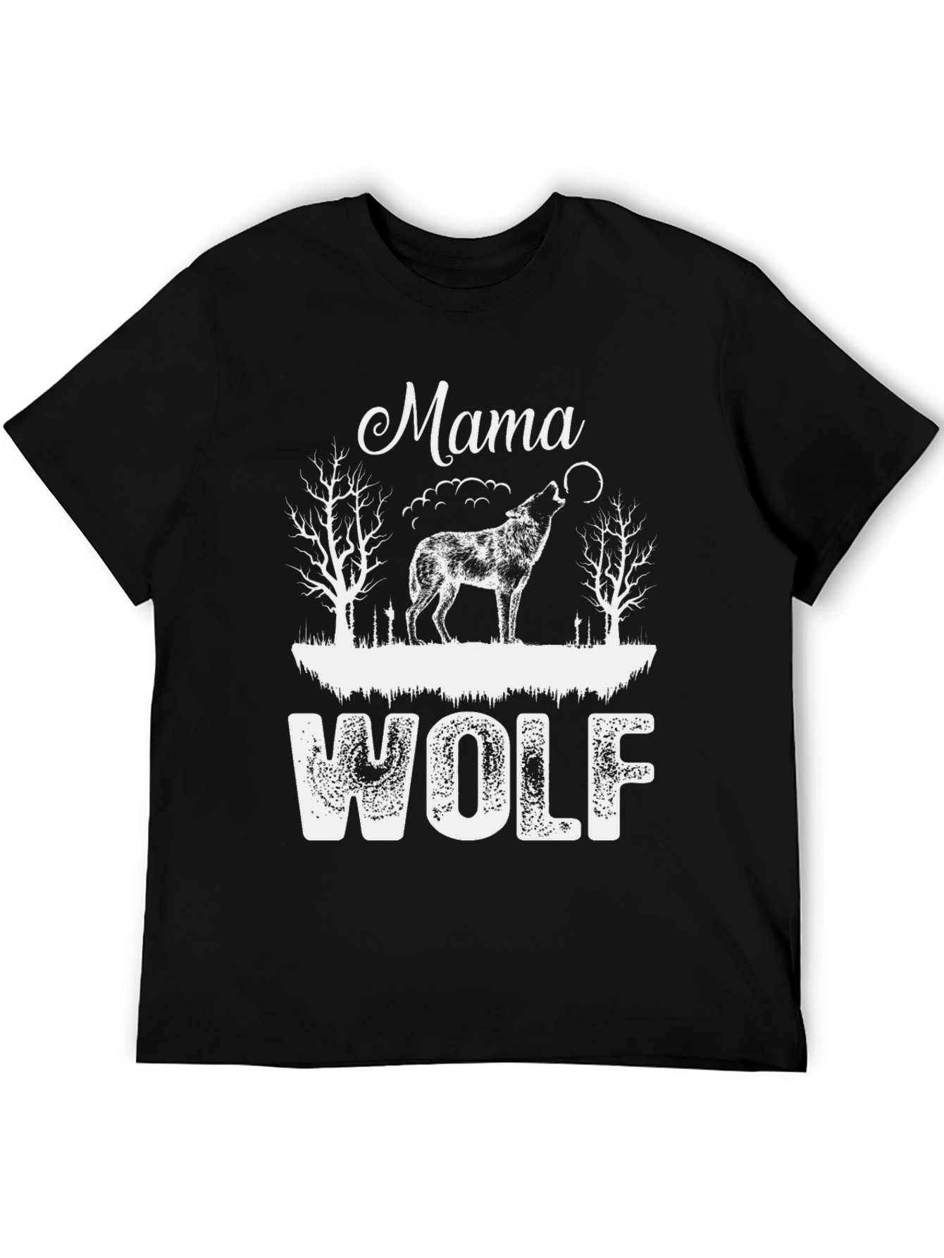 Mama Wolf Graphic Tee - Nature Lover Shirt