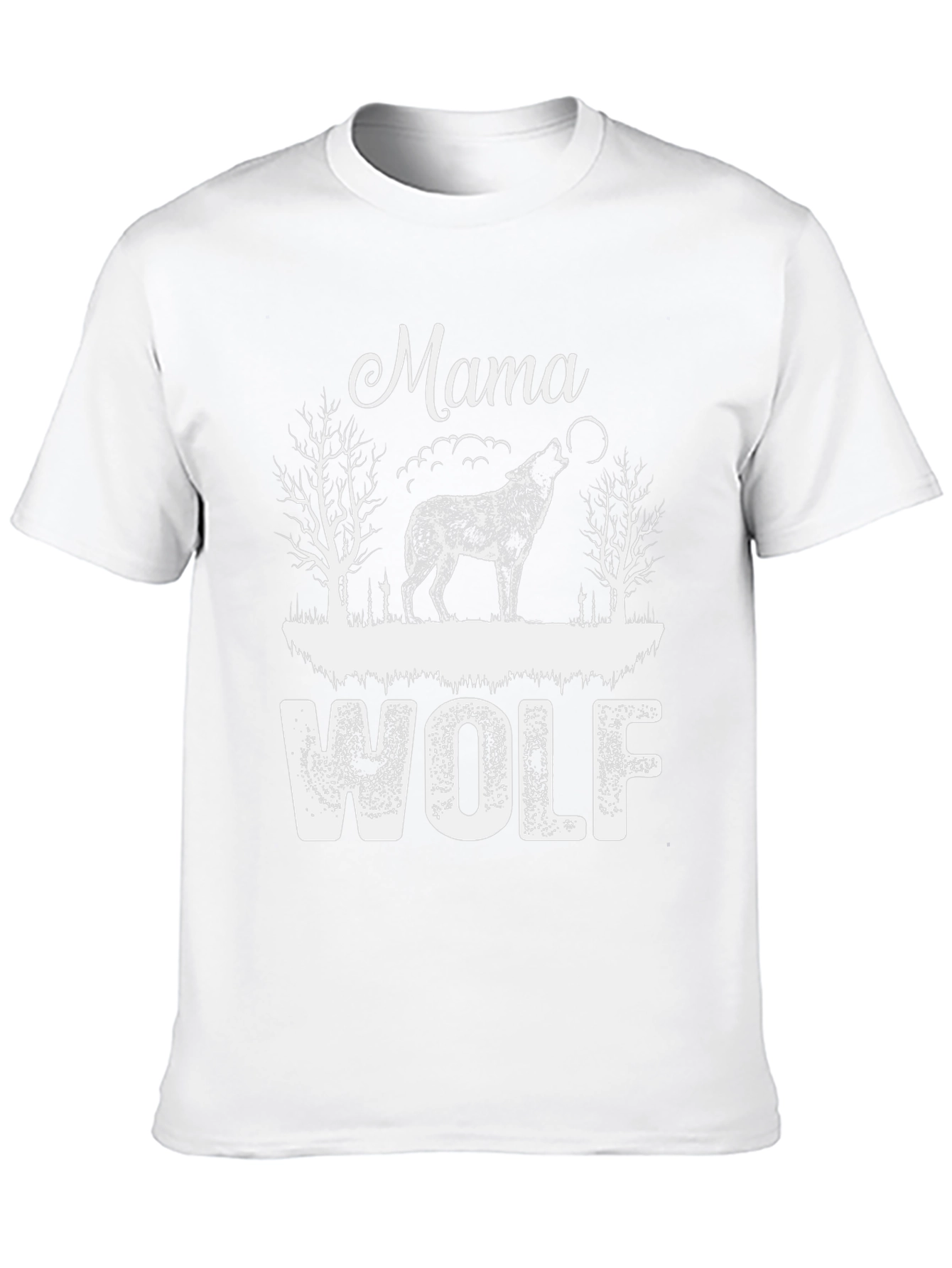 Mama Wolf Graphic Tee - Nature Lover Shirt