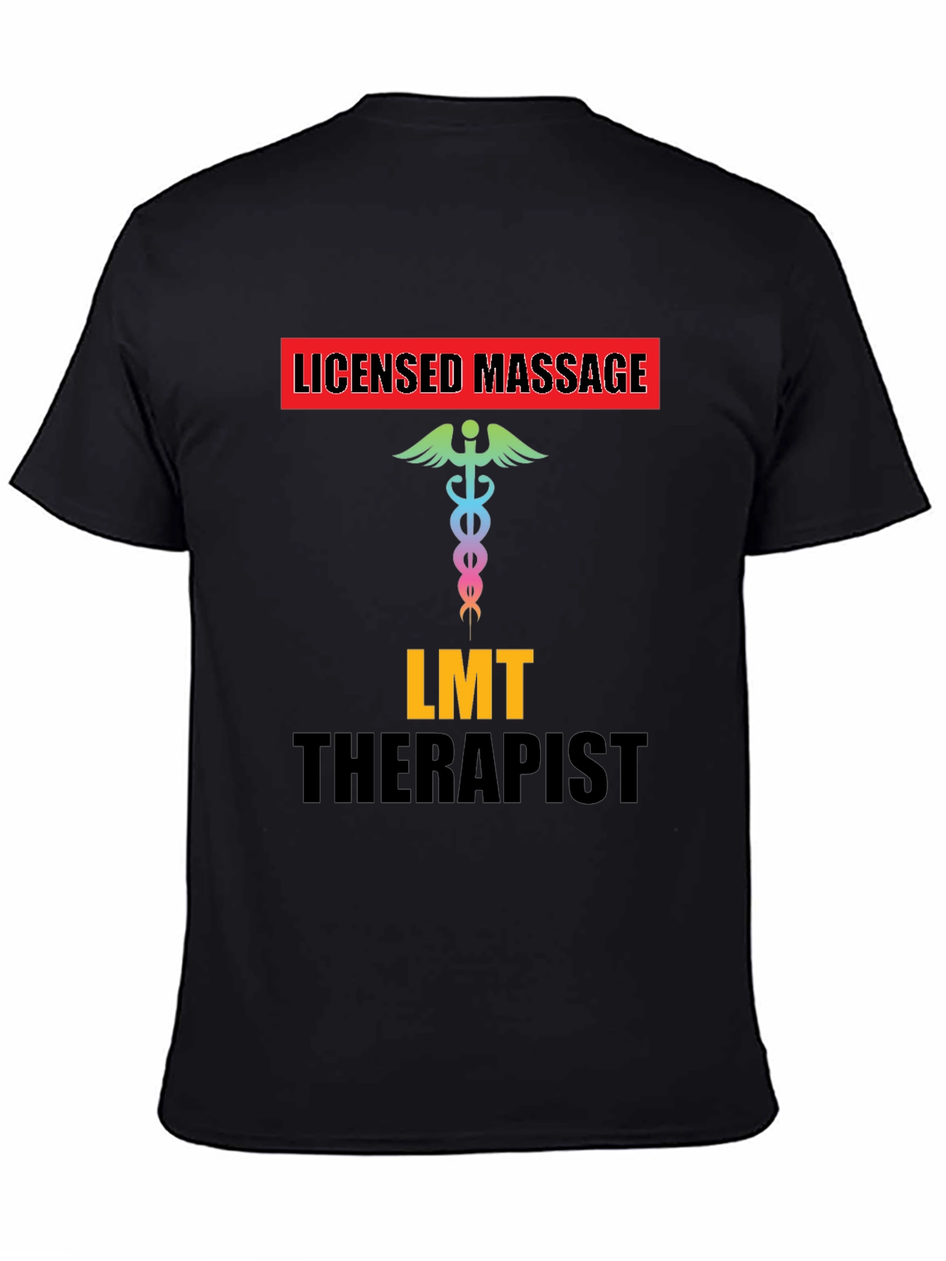 Licensed Massage Therapist T-Shirt - Black