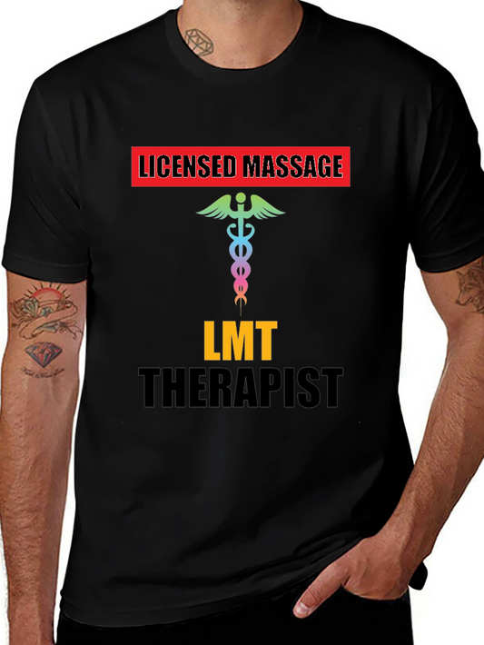 Licensed Massage Therapist T-Shirt - Black