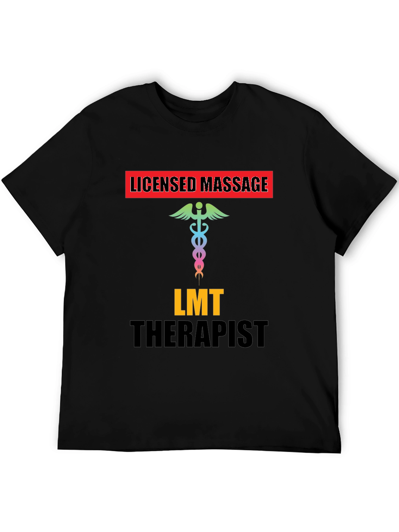 Licensed Massage Therapist T-Shirt - Black