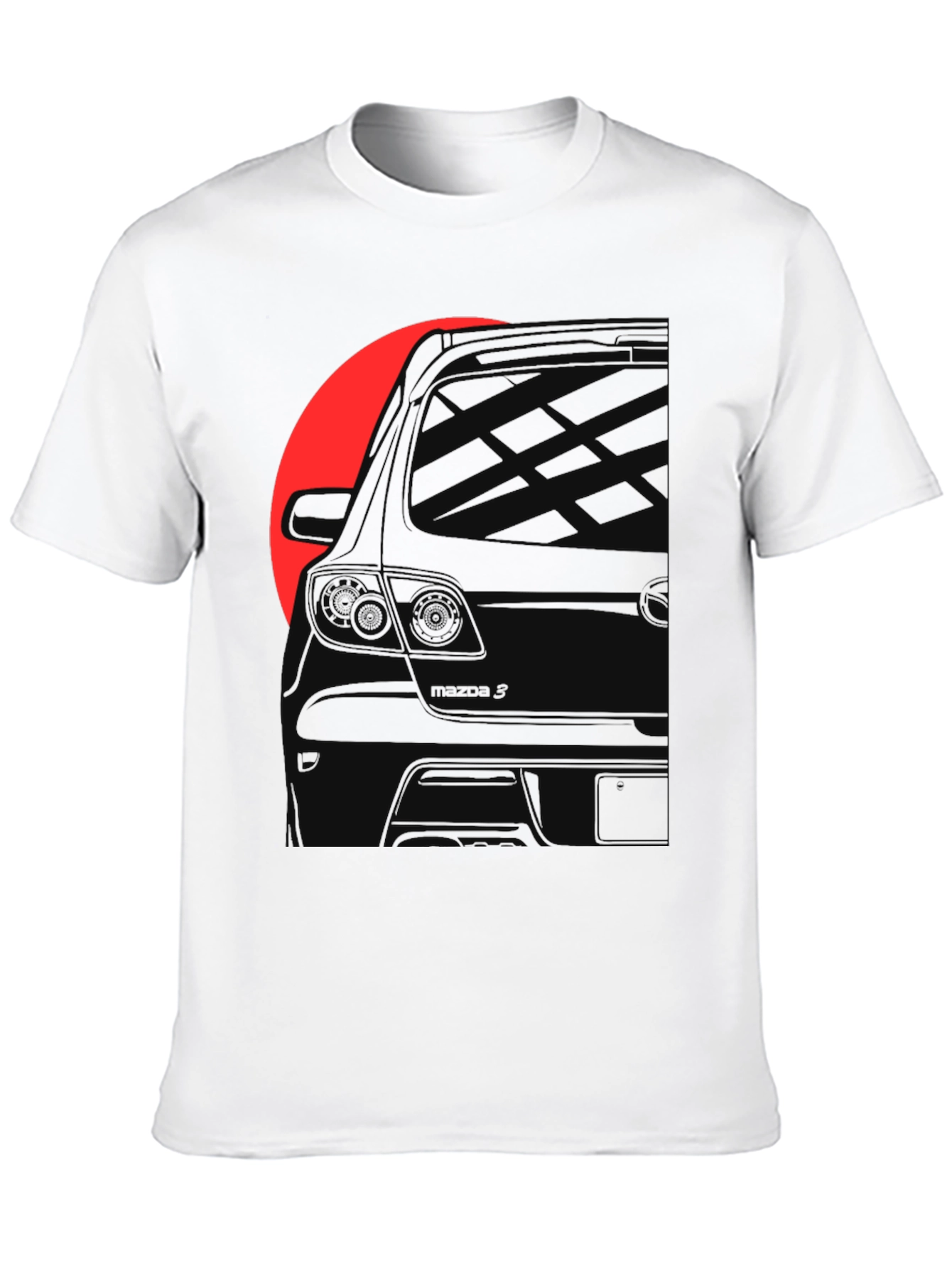 Car Silhouette Black Graphic Tee