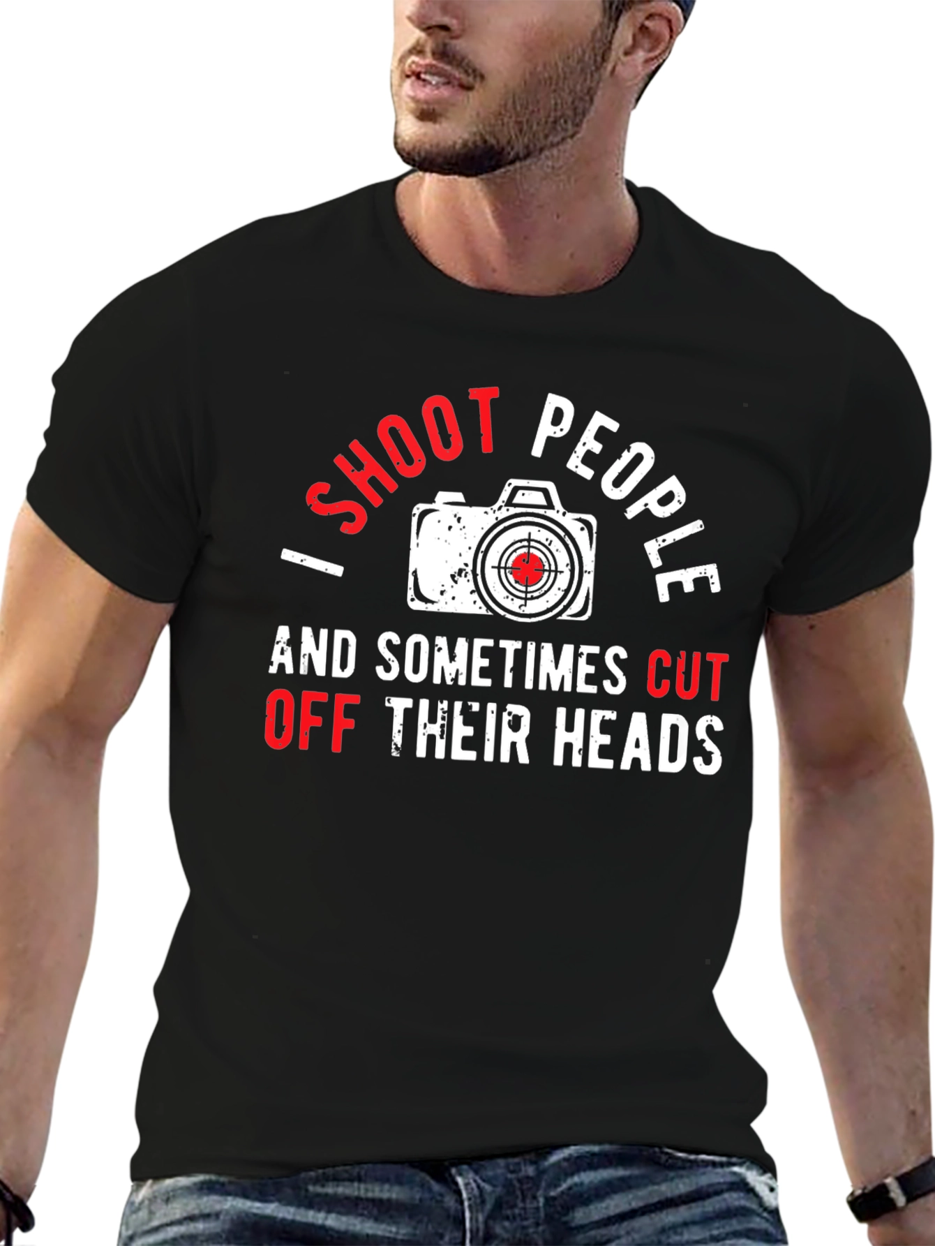 I Shoot People Funny Photography T-Shirt
