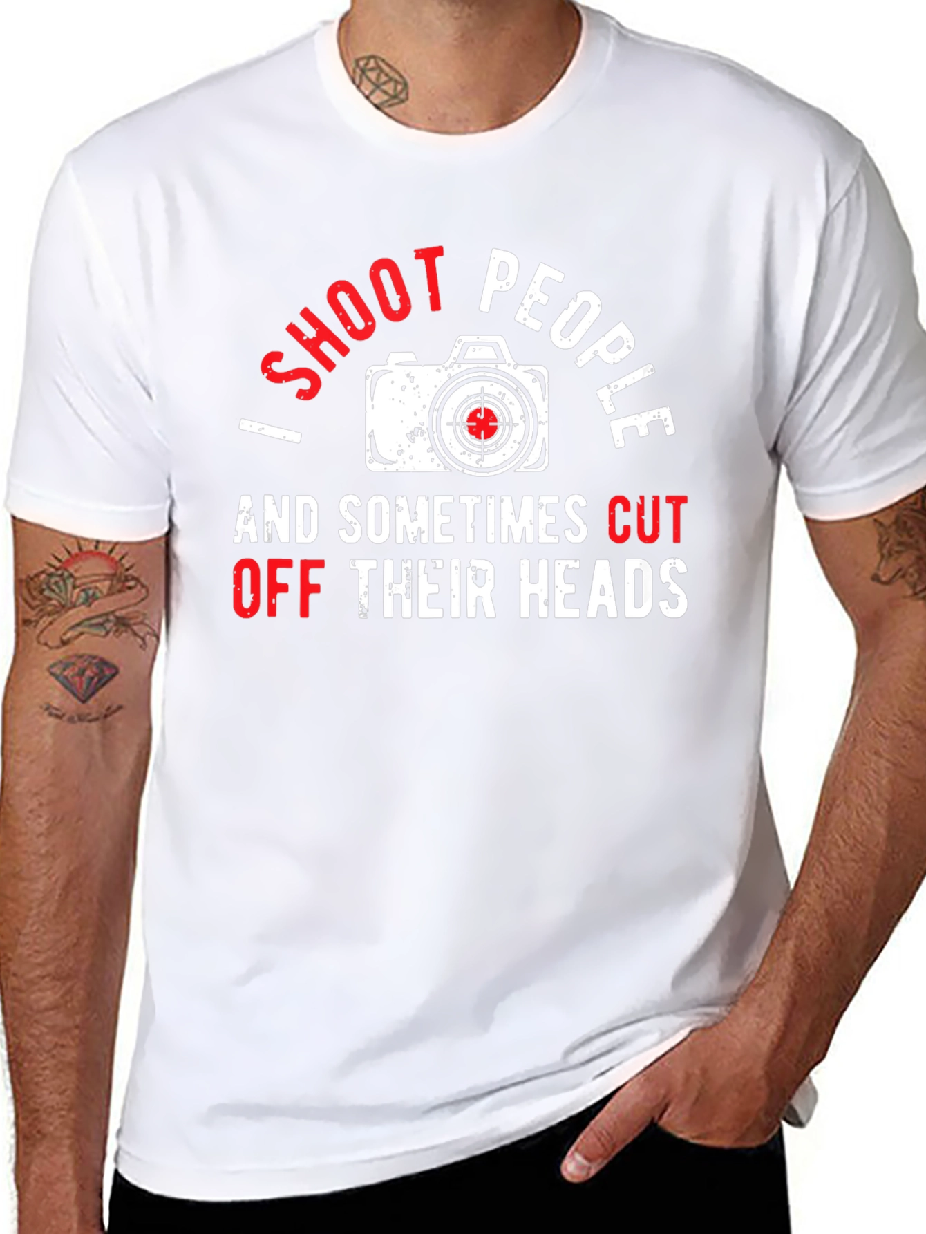 I Shoot People Funny Photography T-Shirt