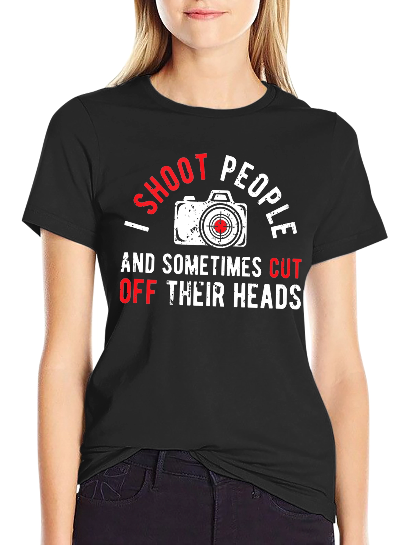 I Shoot People Funny Photography T-Shirt