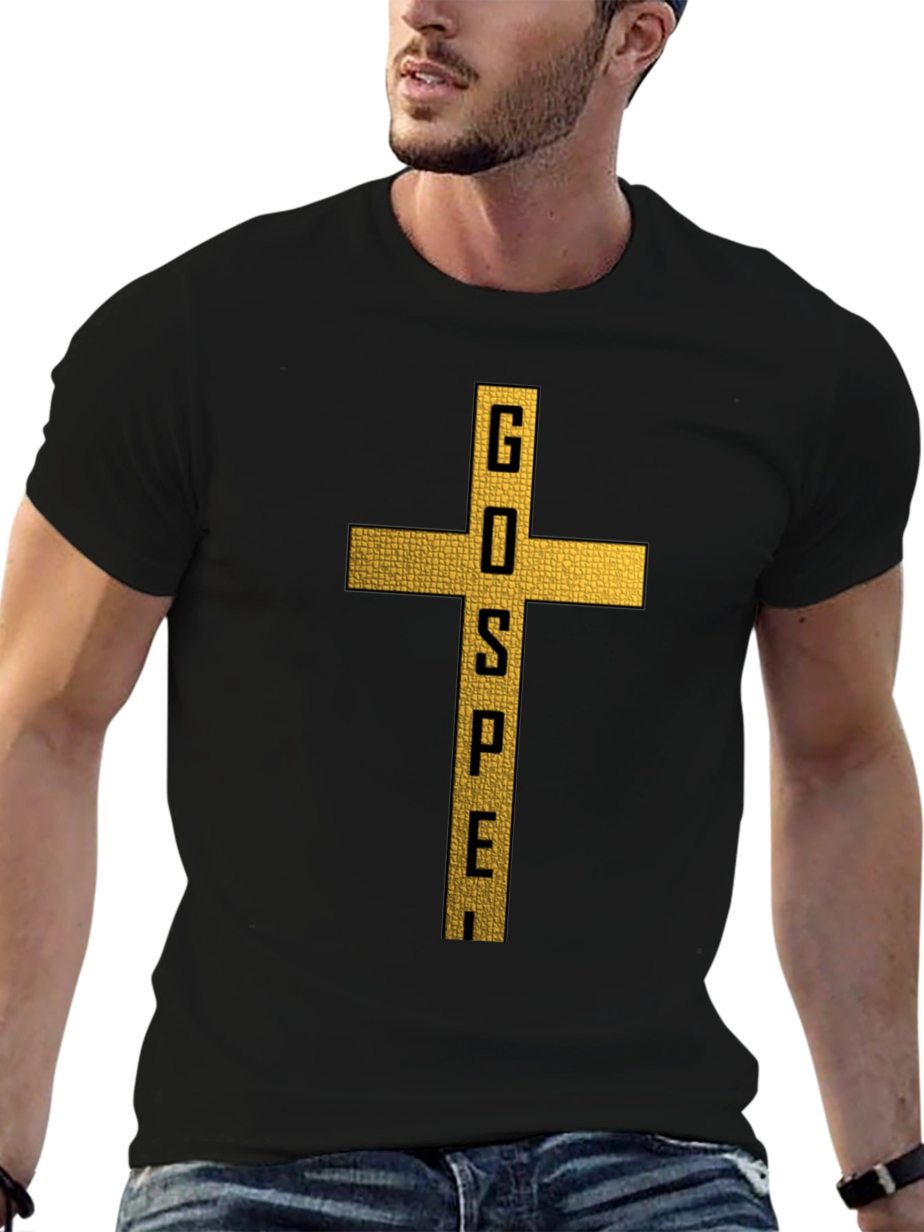Gospel Cross Graphic Tee - Religious Inspired Shirt