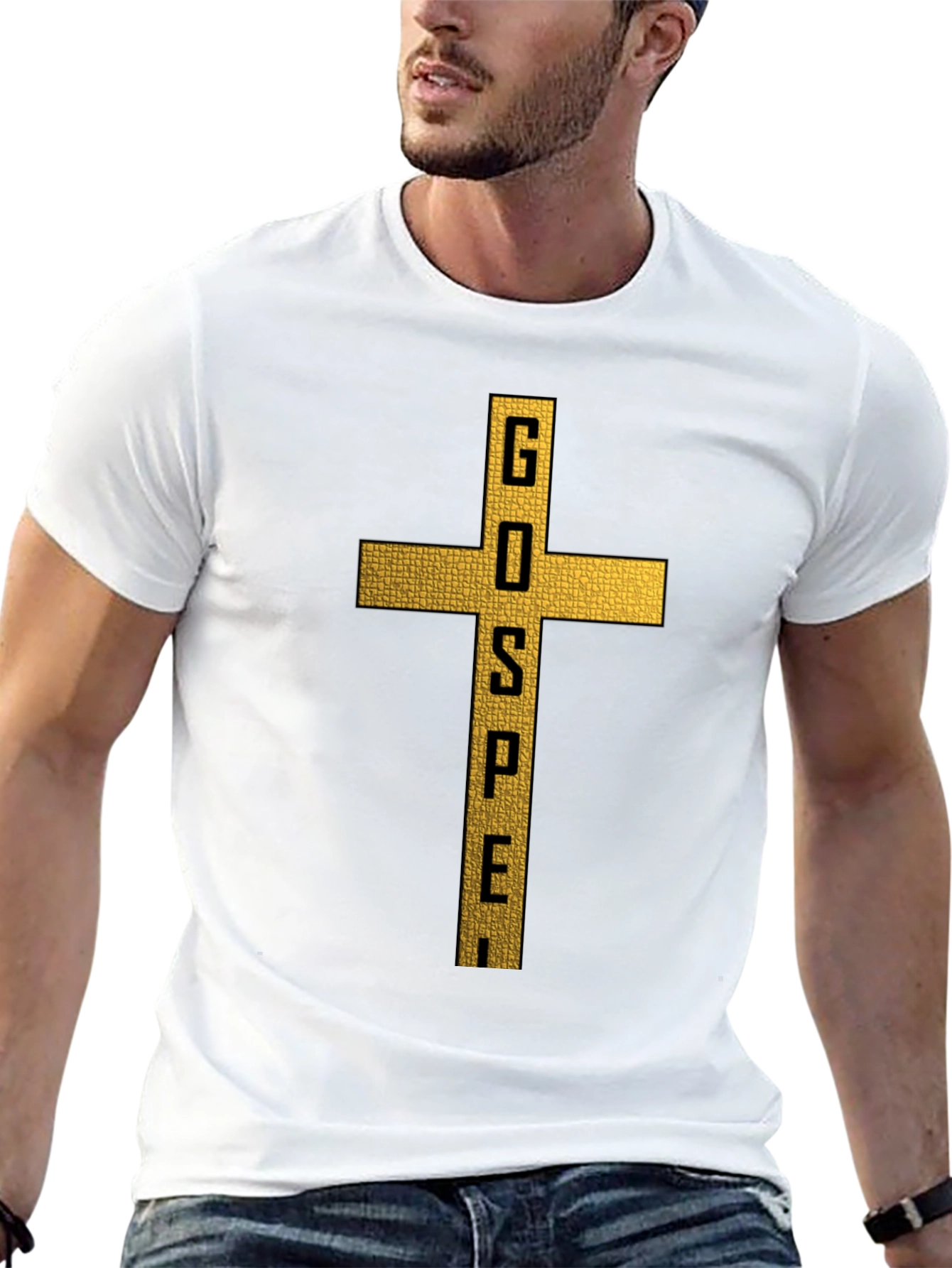 Gospel Cross Graphic Tee - Religious Inspired Shirt