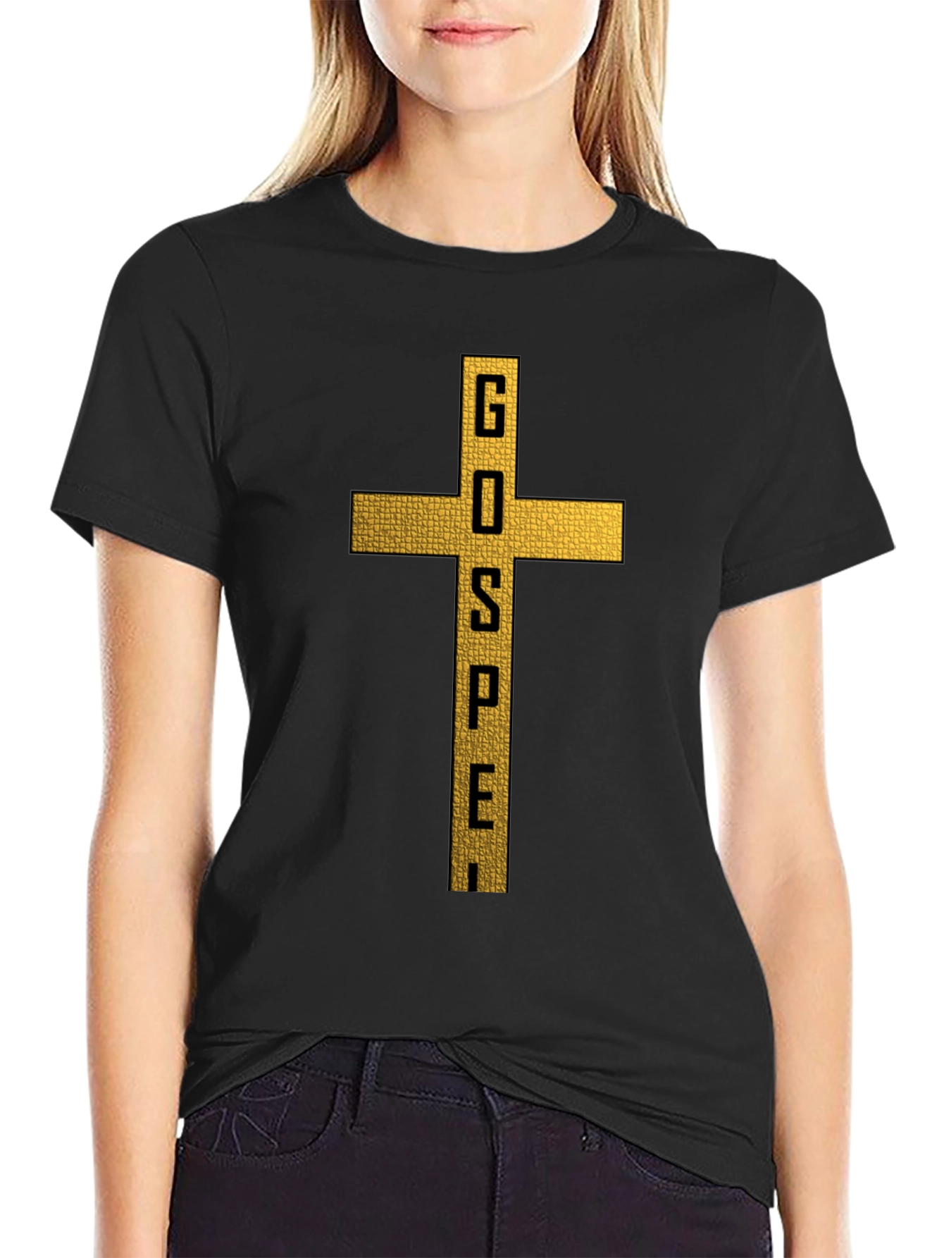 Gospel Cross Graphic Tee - Religious Inspired Shirt