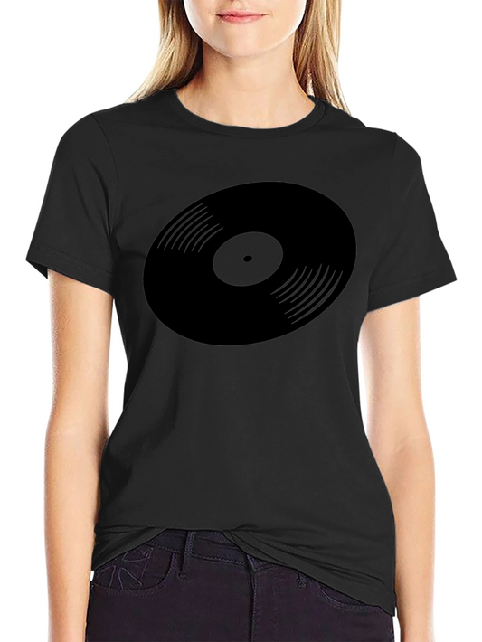 Retro Vinyl Record Graphic Tee - Cool Music Lover Shirt