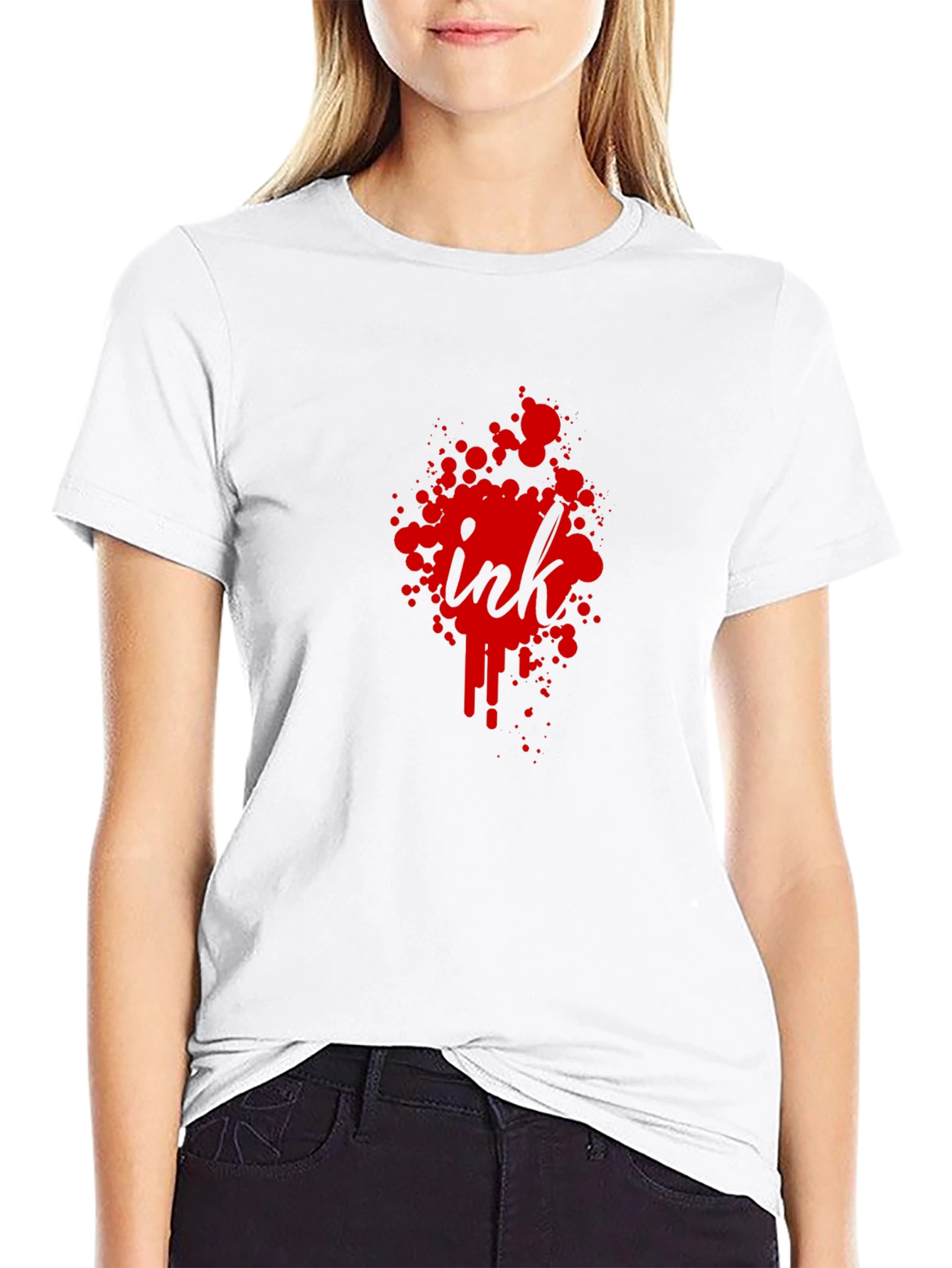 Ink Splatter T-Shirt - Mens Graphic Tee