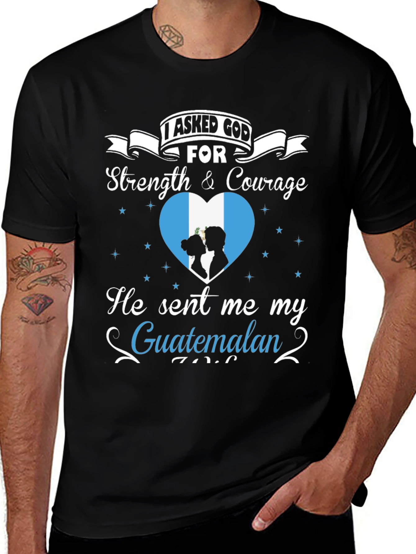 Guatemalan Pride T-Shirt - Strength & Courage