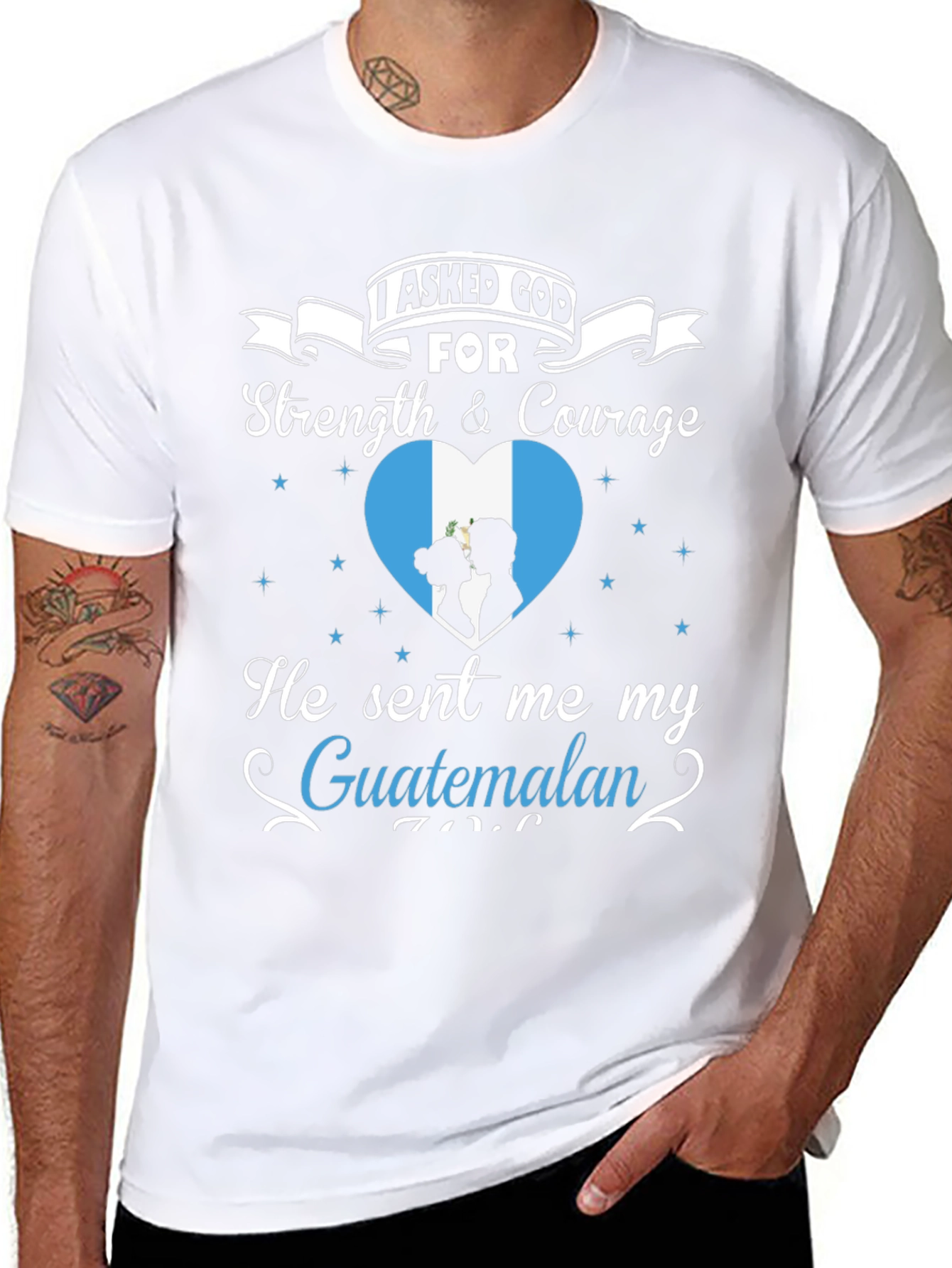 Guatemalan Pride T-Shirt - Strength & Courage