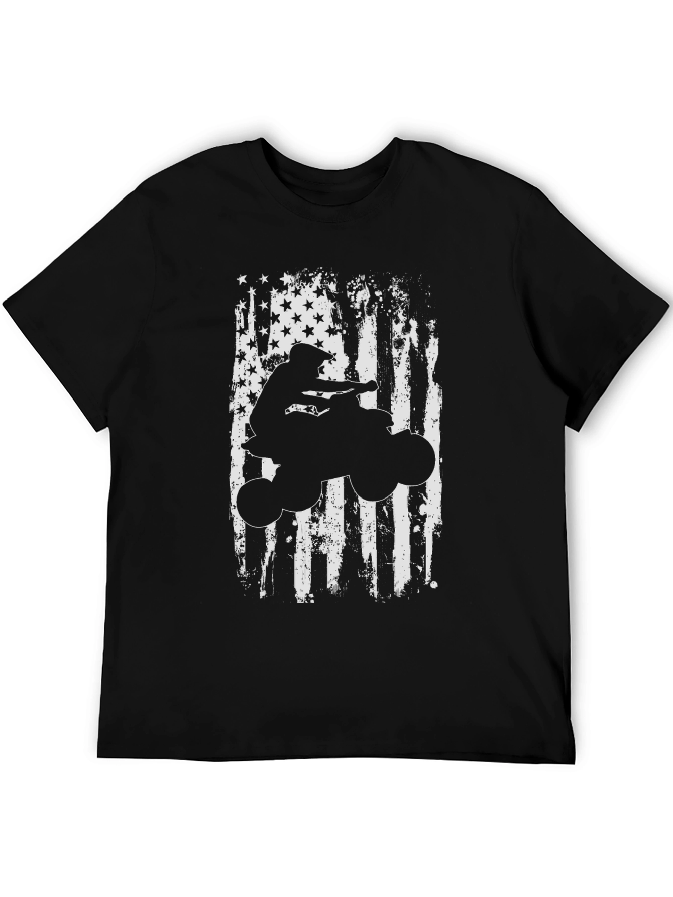 American Flag ATV Rider T-Shirt