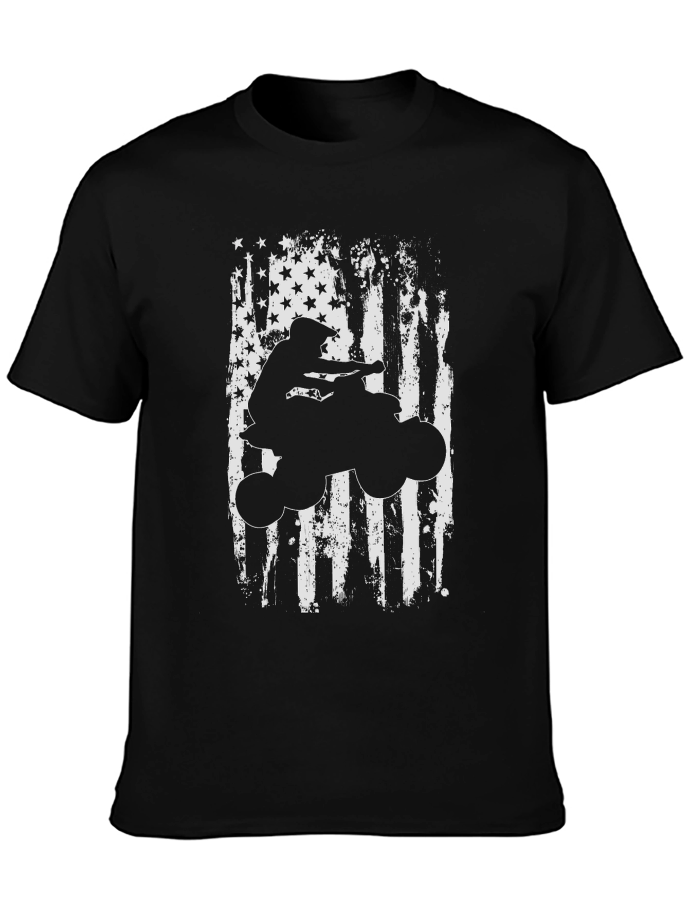 American Flag ATV Rider T-Shirt