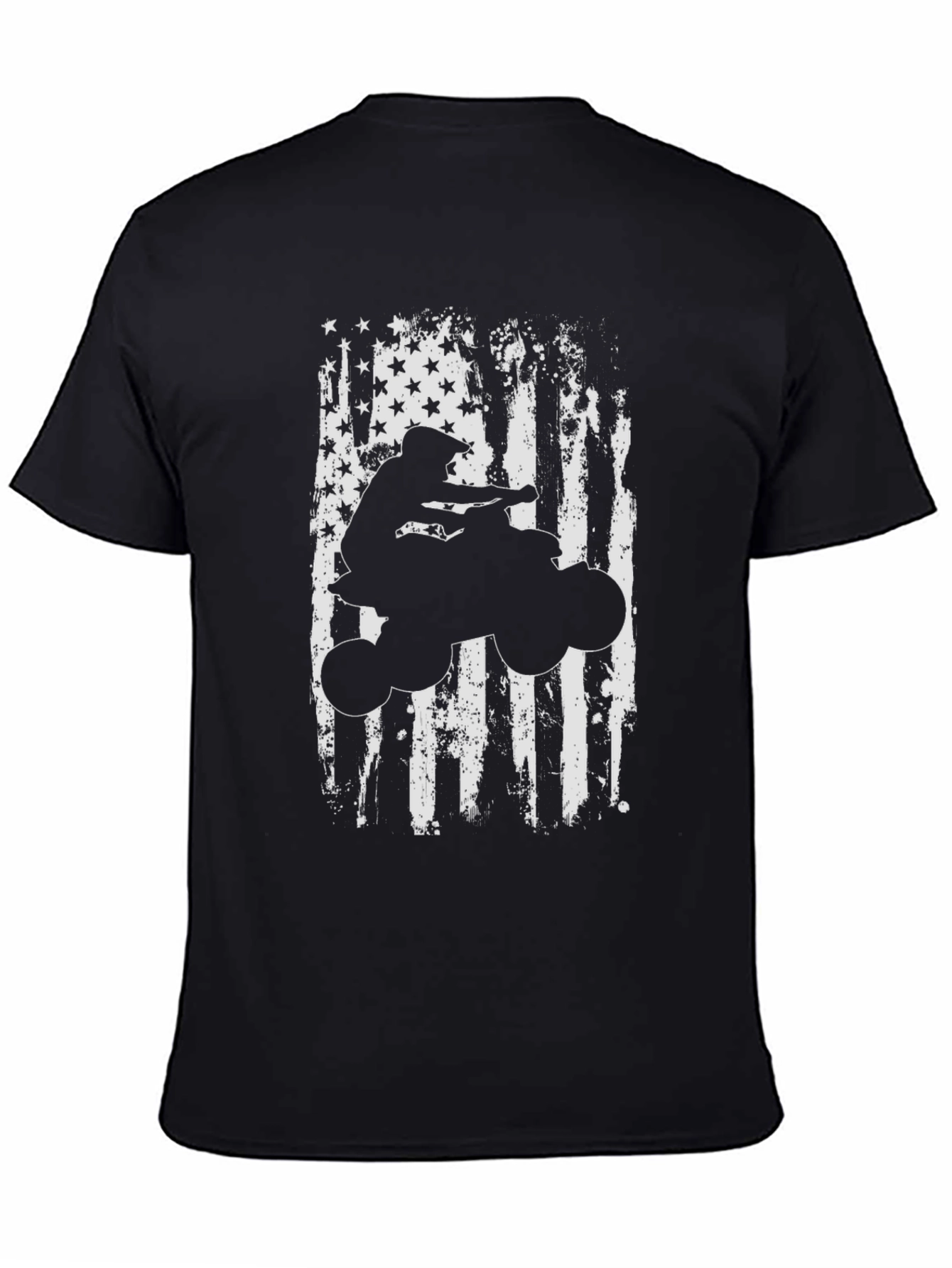 American Flag ATV Rider T-Shirt