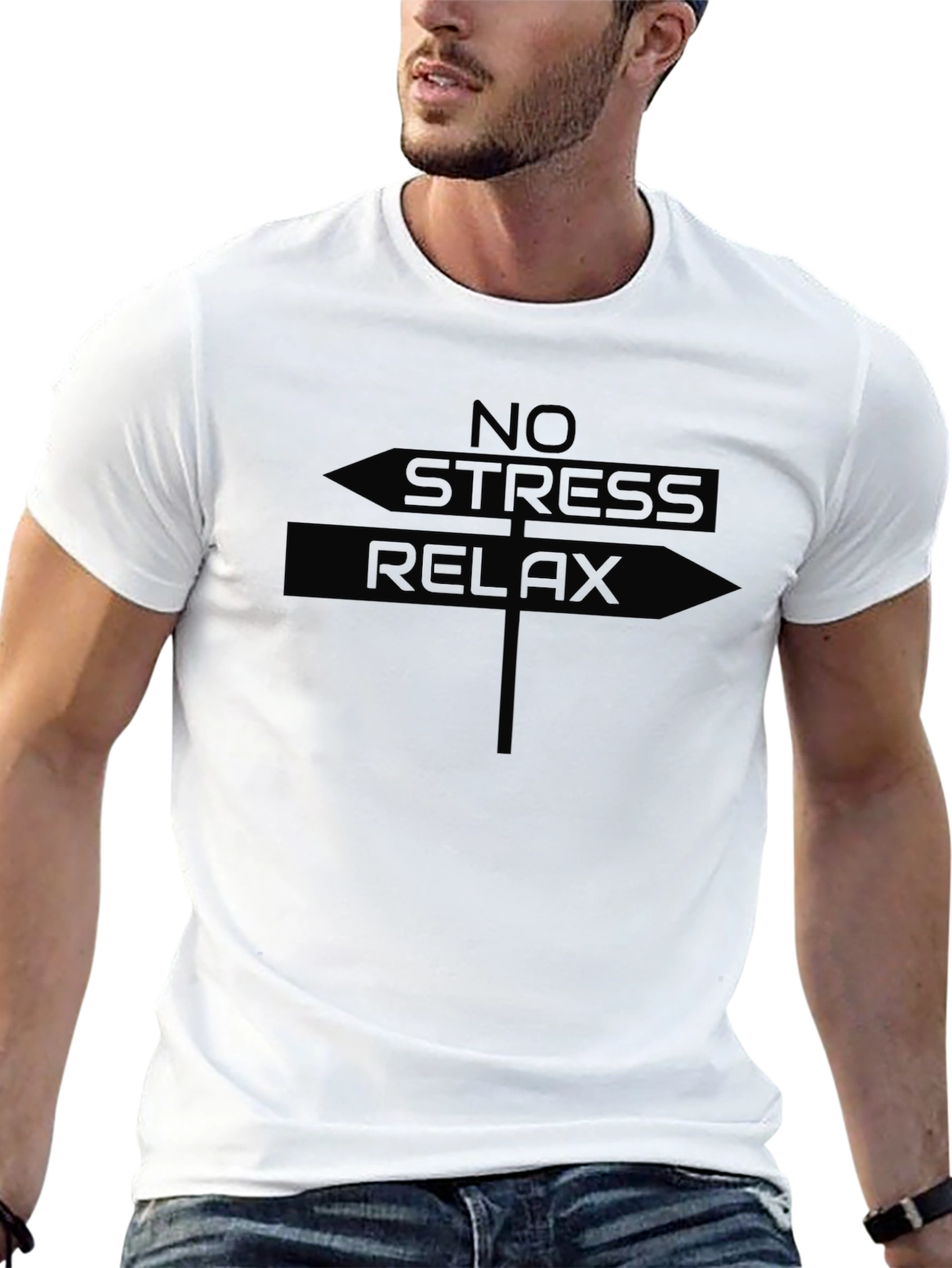 No Stress Relax Graphic T-Shirt