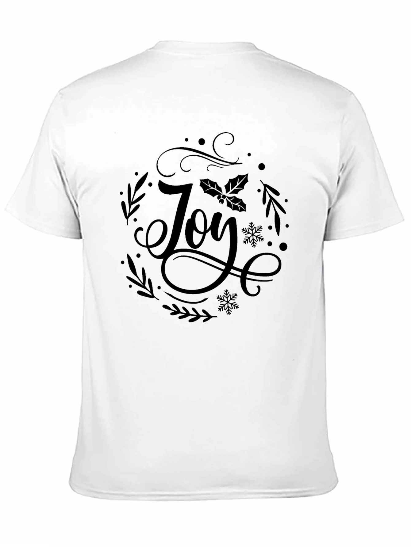 Joy Christmas Graphic Tee - Holiday T-Shirt