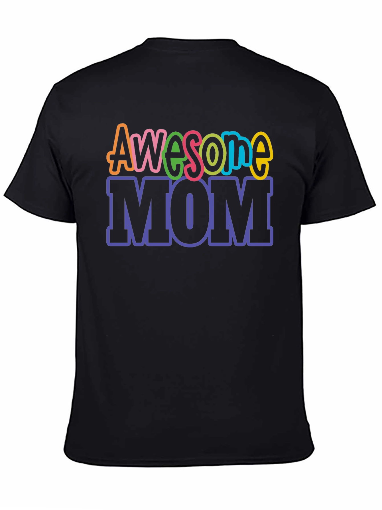 Awesome Mom Graphic Tee - Black T-Shirt