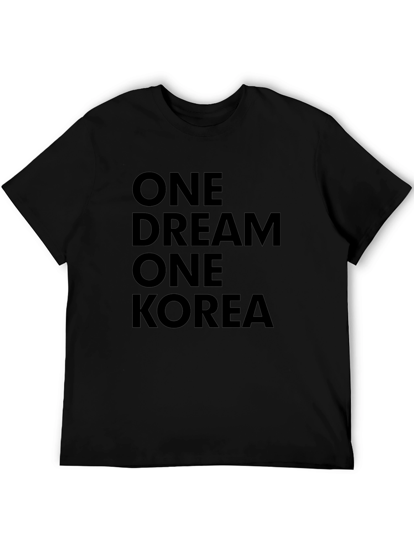 One Dream One Korea Black T-Shirt