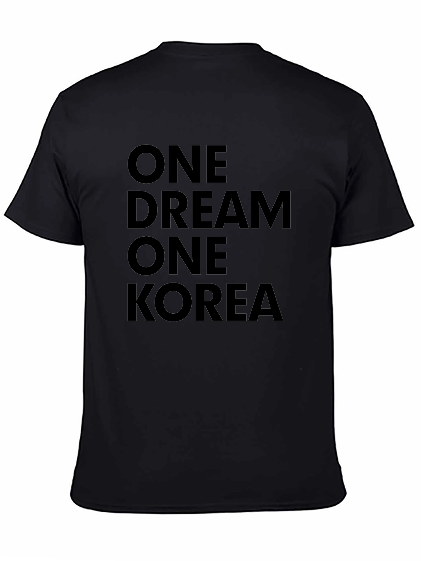 One Dream One Korea Black T-Shirt