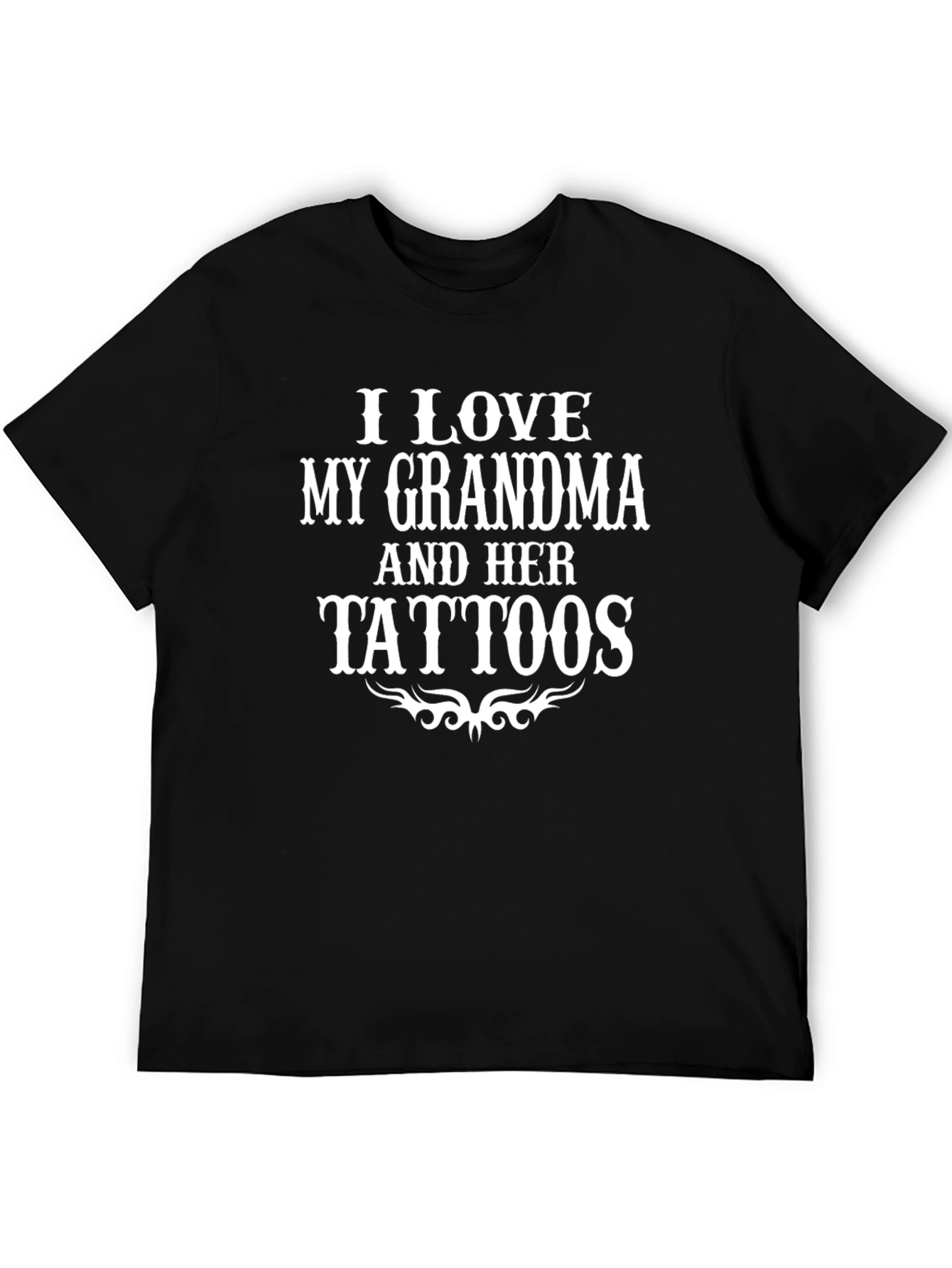 I Love My Grandma and Her Tattoos Graphic T-Shirt