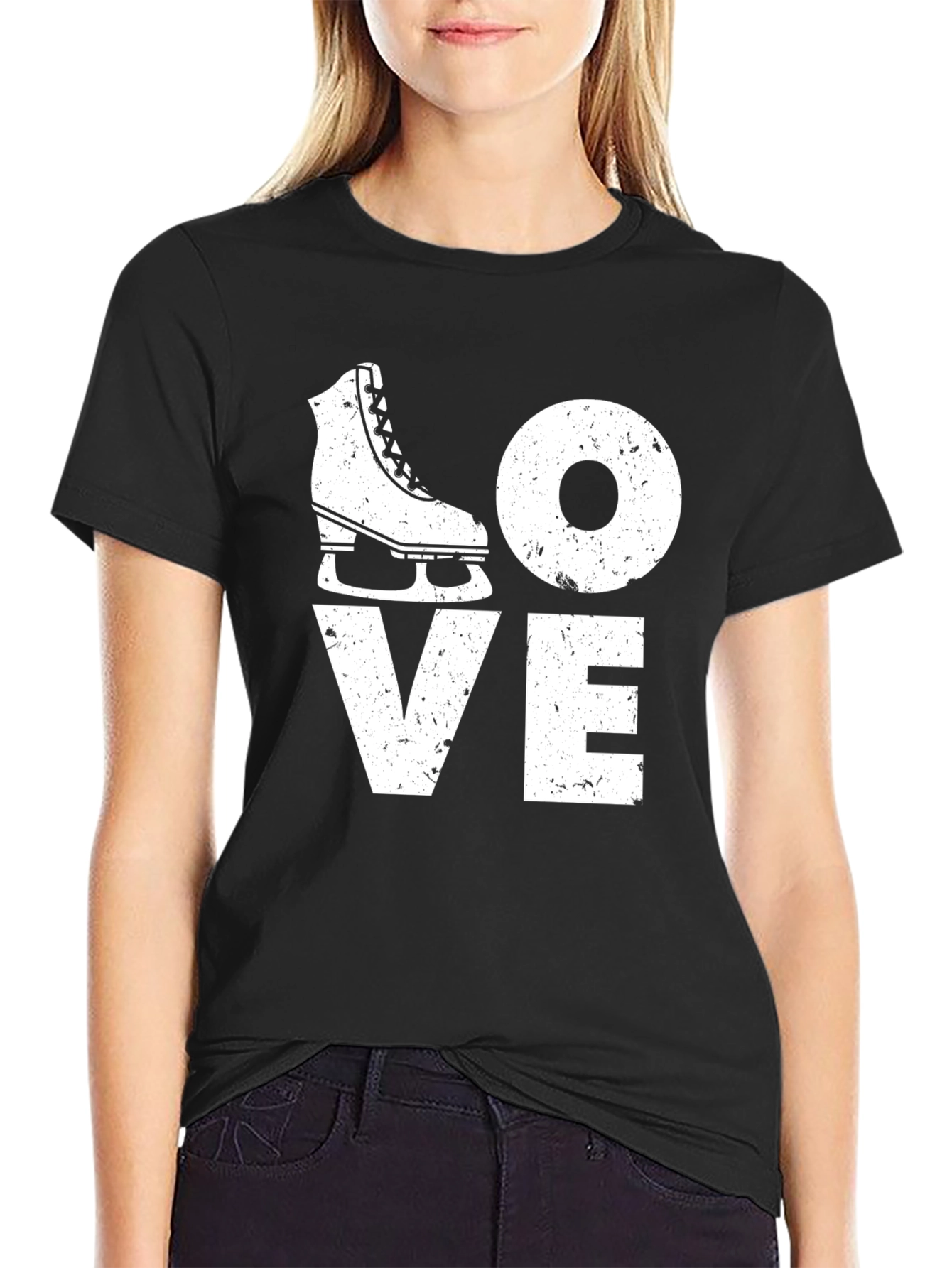 Love Ice Skating Graphic Tee