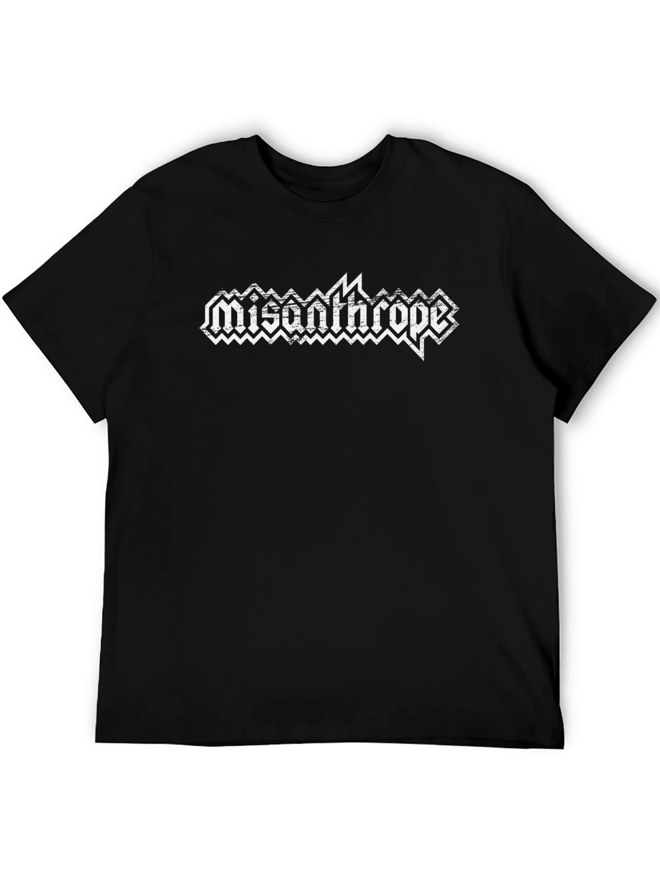 Misanthrope Graphic Tee - Black Cotton