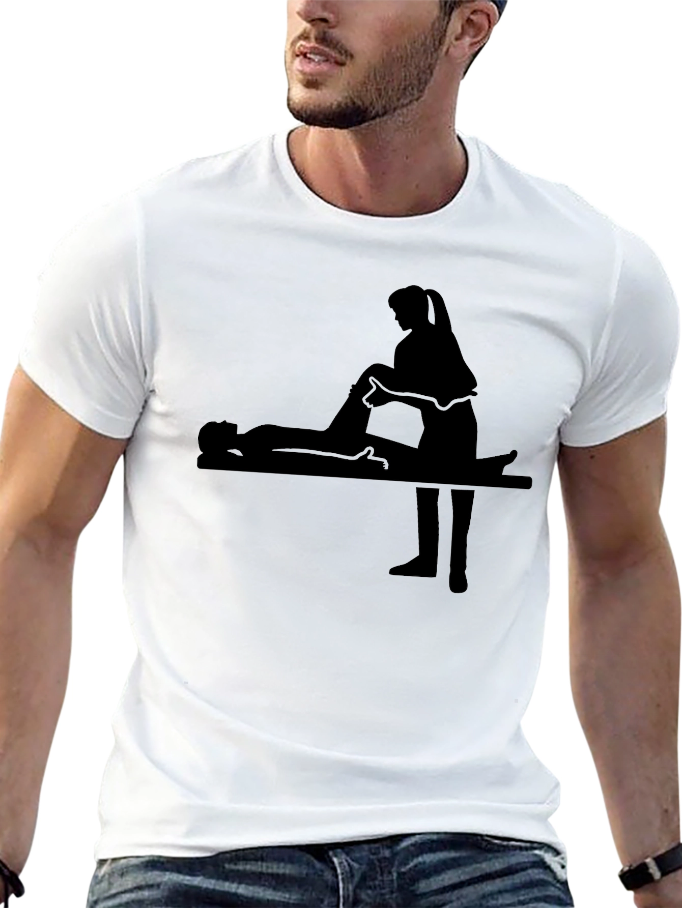 Massage Therapy Black T-Shirt